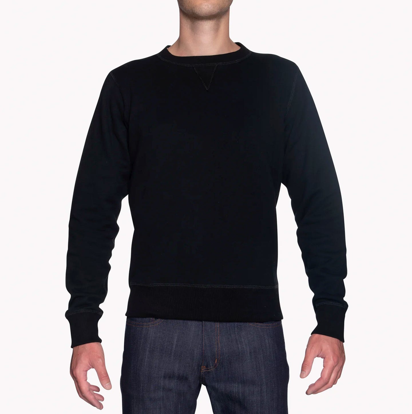 Crewneck - Heavyweight Terry - Black