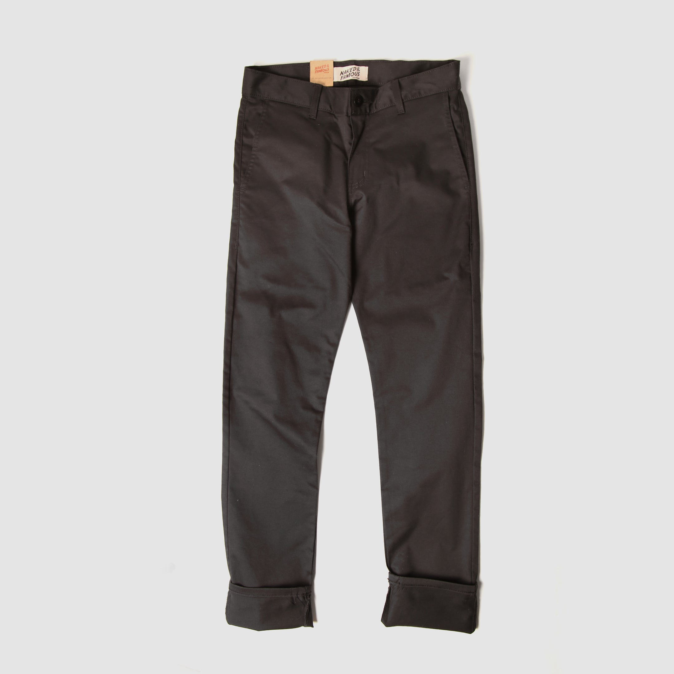 Slim Chino - Black Stretch Twill