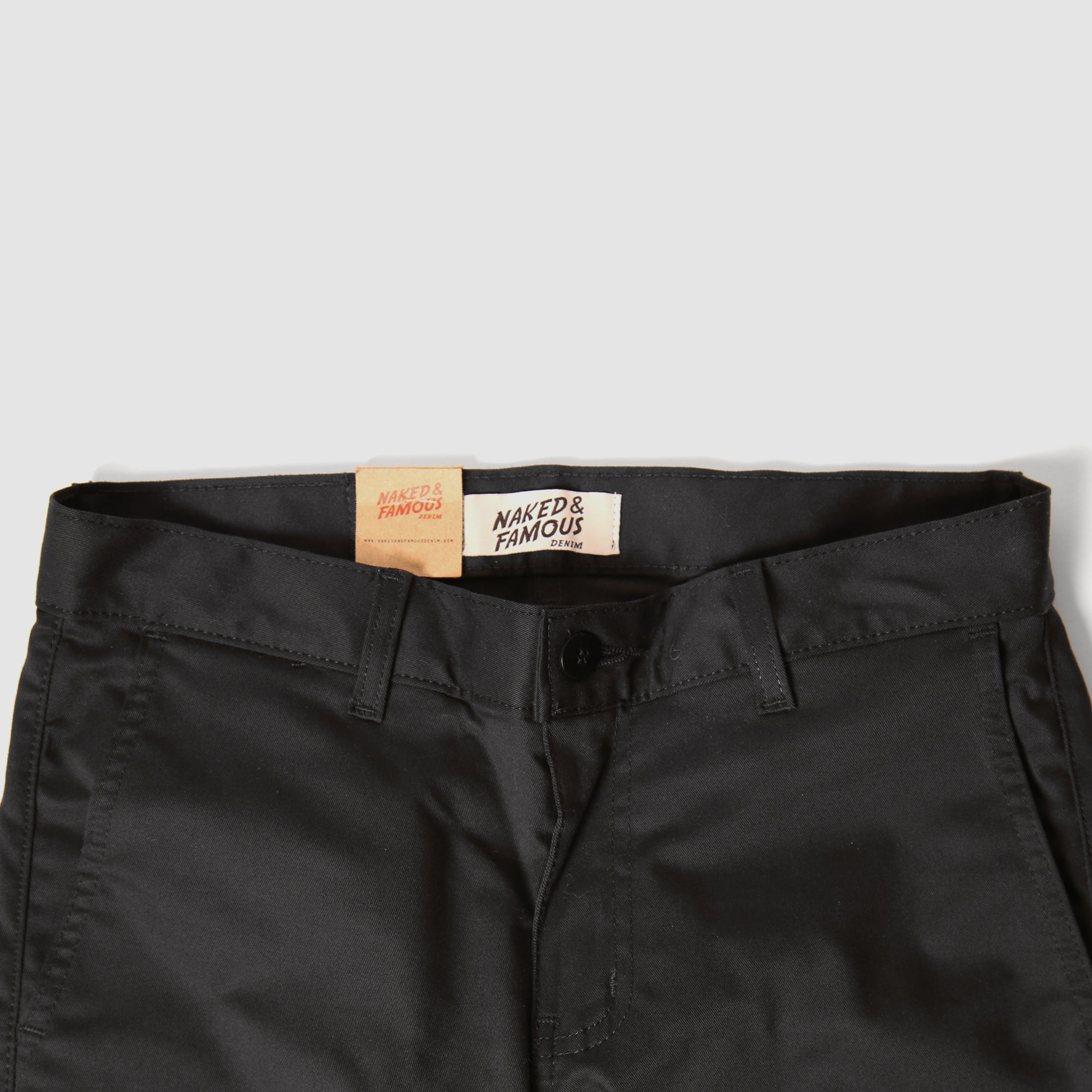 Slim Chino - Black Stretch Twill