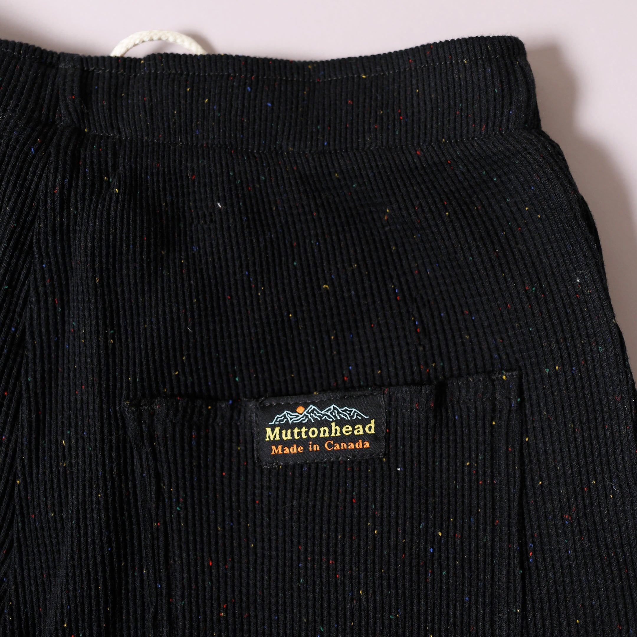 Thermal Base Pant - Black Rainbow Waffle