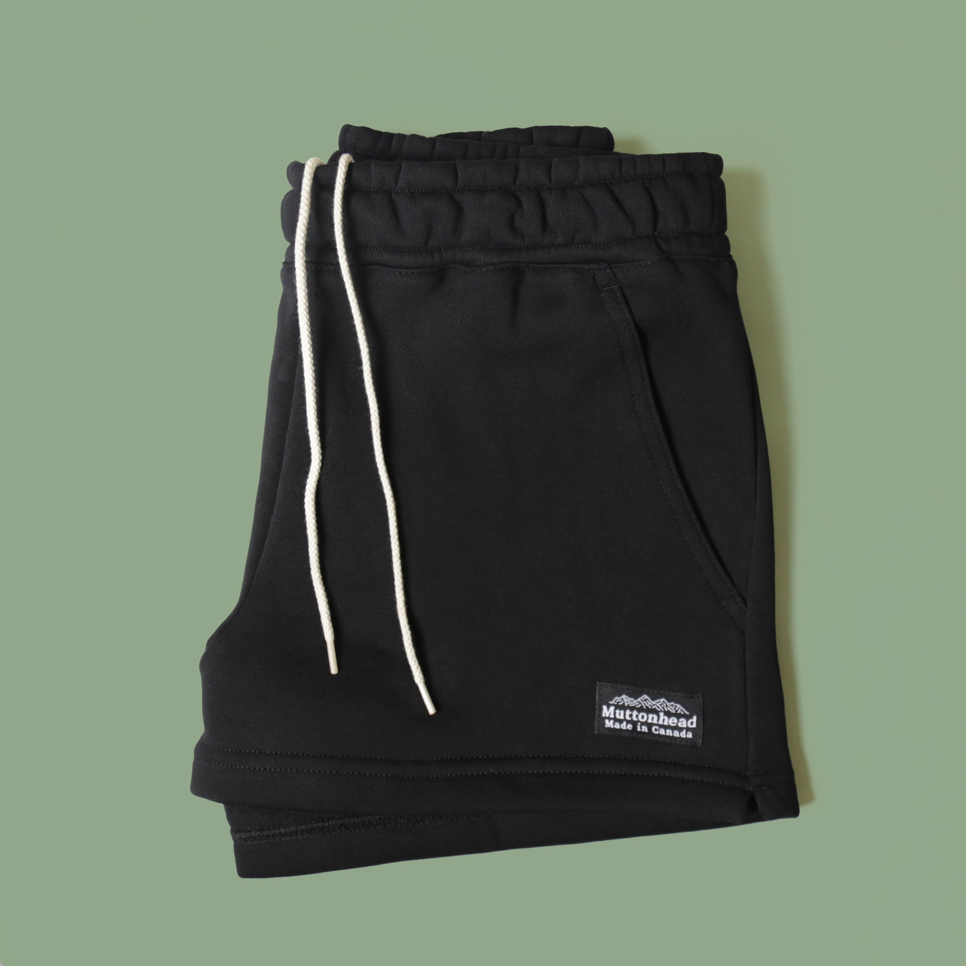 Track Short - Black Sweat Short