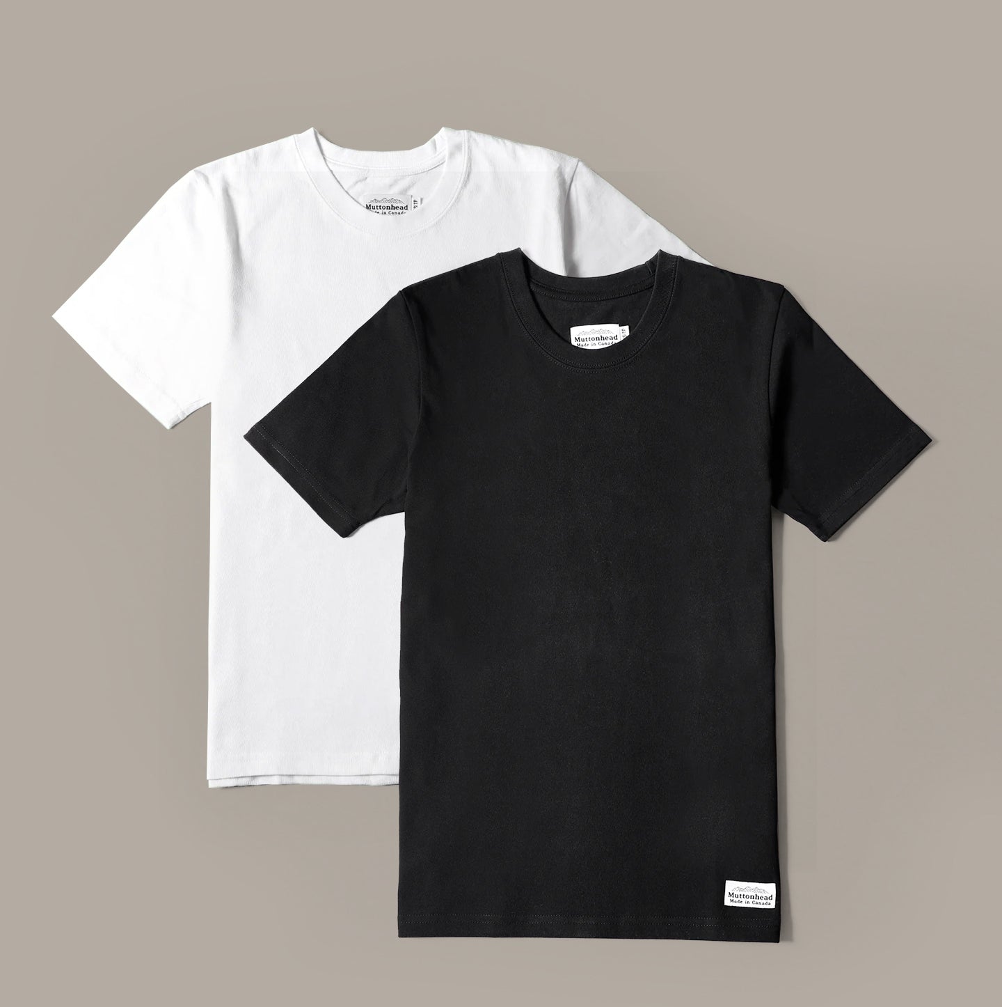 Heavy Weight Tee - Black & White - 2 Pack