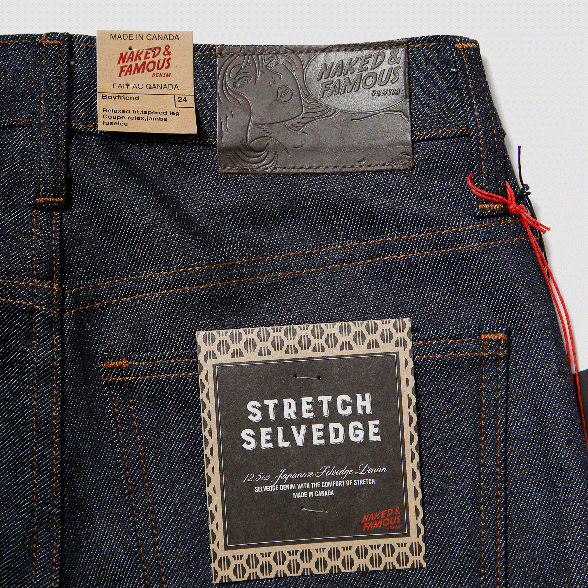 Women's The Boyfriend - Stretch Selvedge Raw Denim