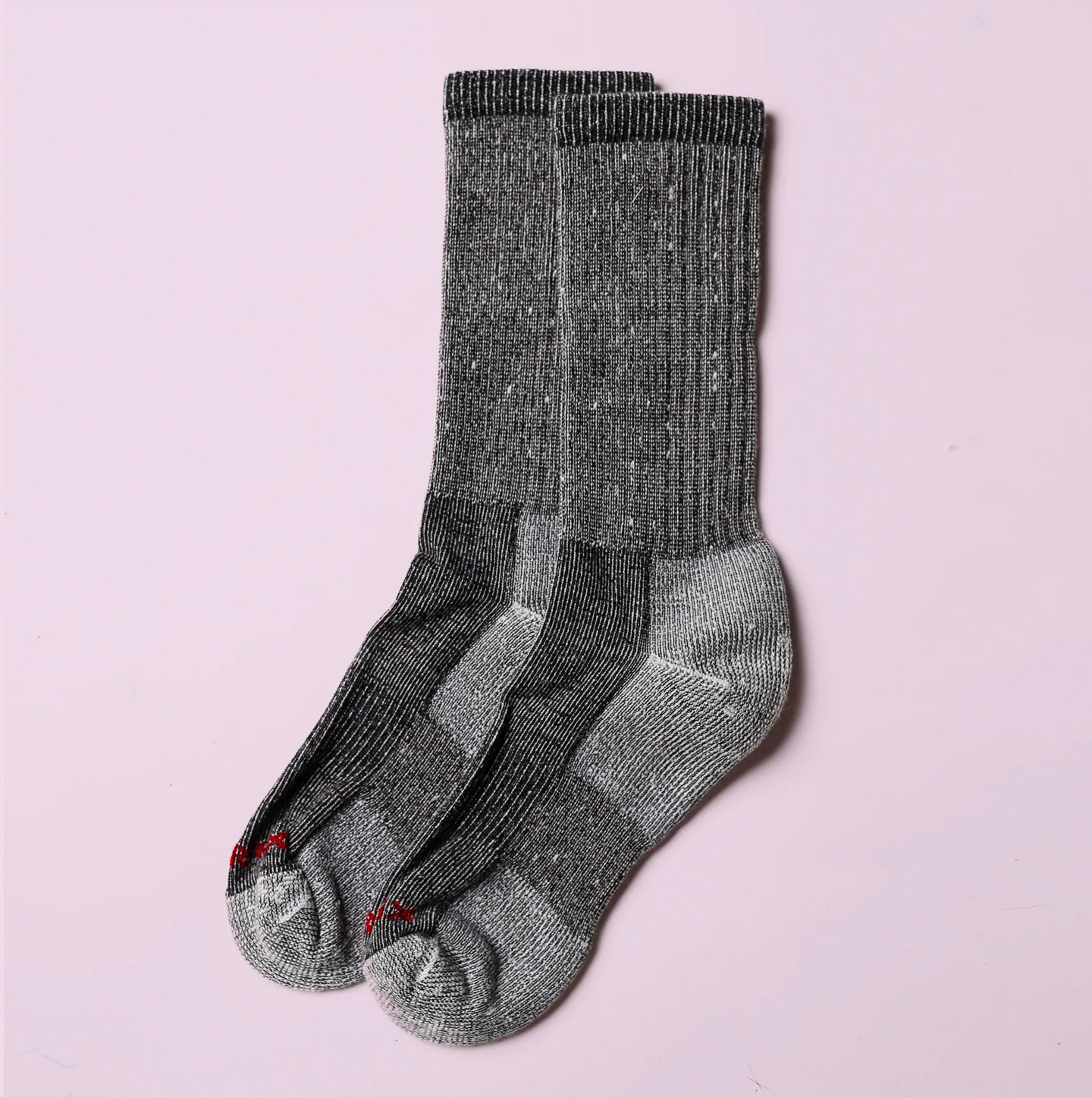 Merino Mountain Hiking Socks - Charcoal - 2 Pack