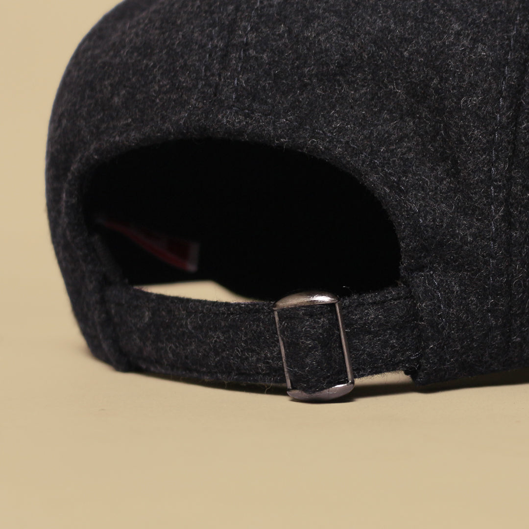 5 Panel - MTN Label - Charcoal Melton Wool