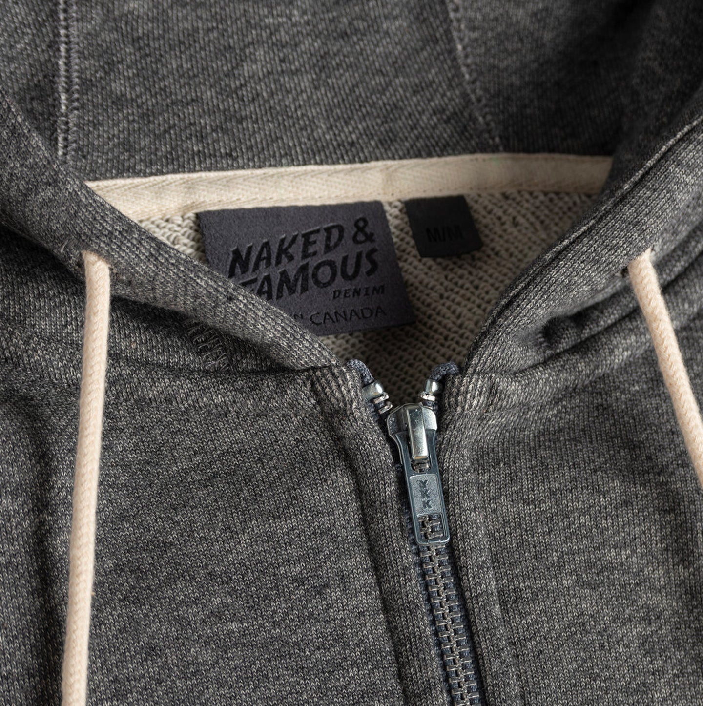 Zip Hoodie - Heavyweight Terry - Charcoal