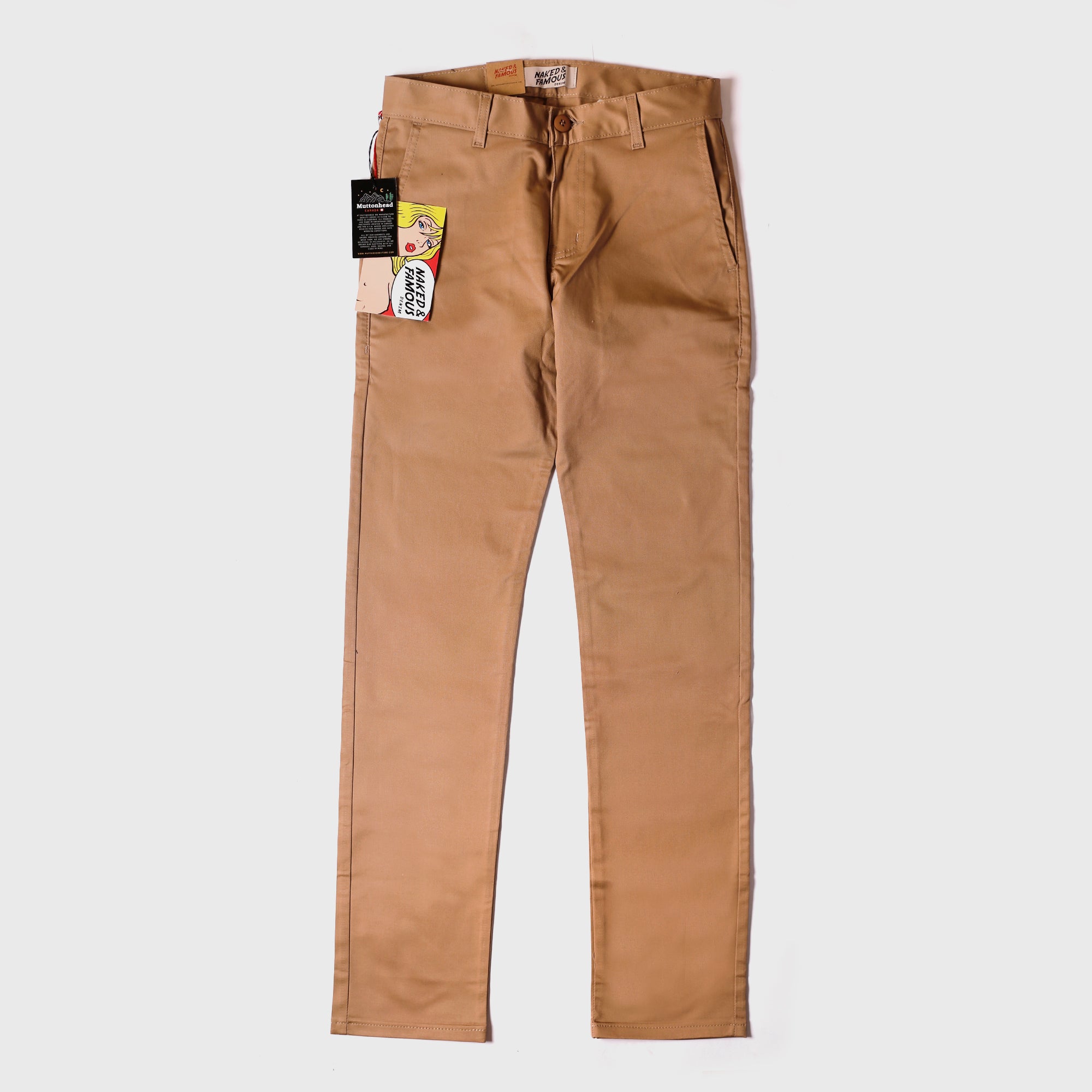 Slim Chino - Beige Stretch Twill