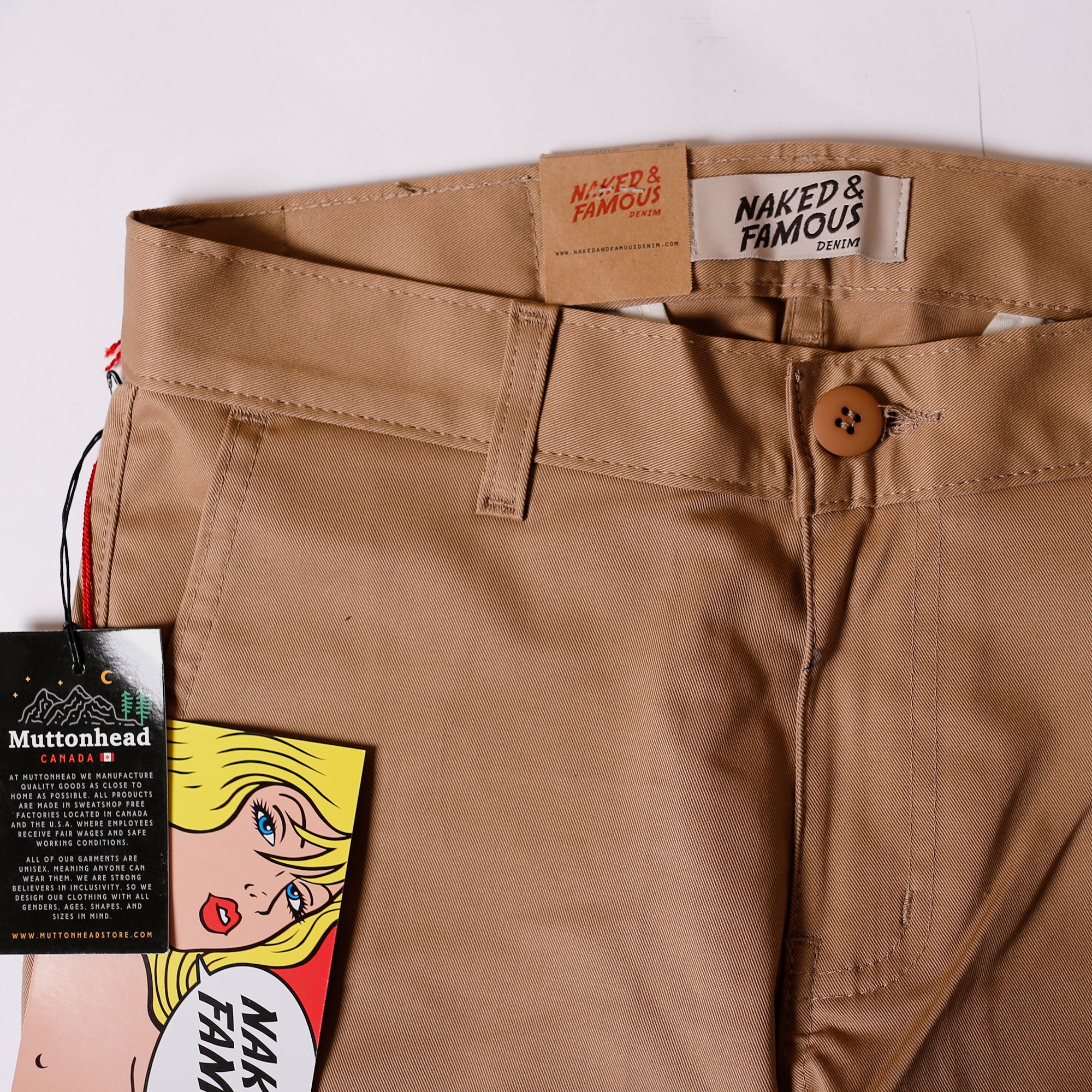 Slim Chino - Beige Stretch Twill