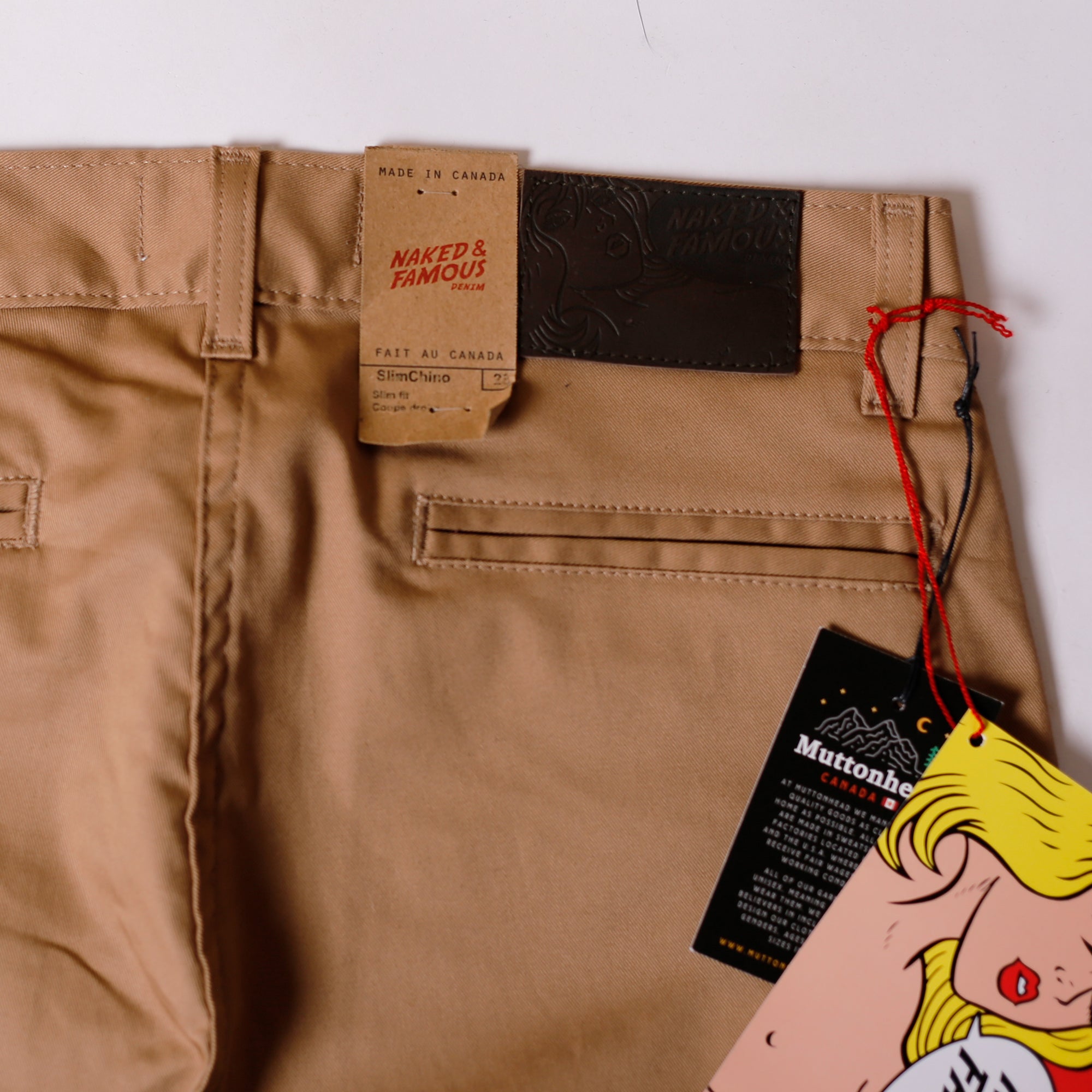 Slim Chino - Beige Stretch Twill