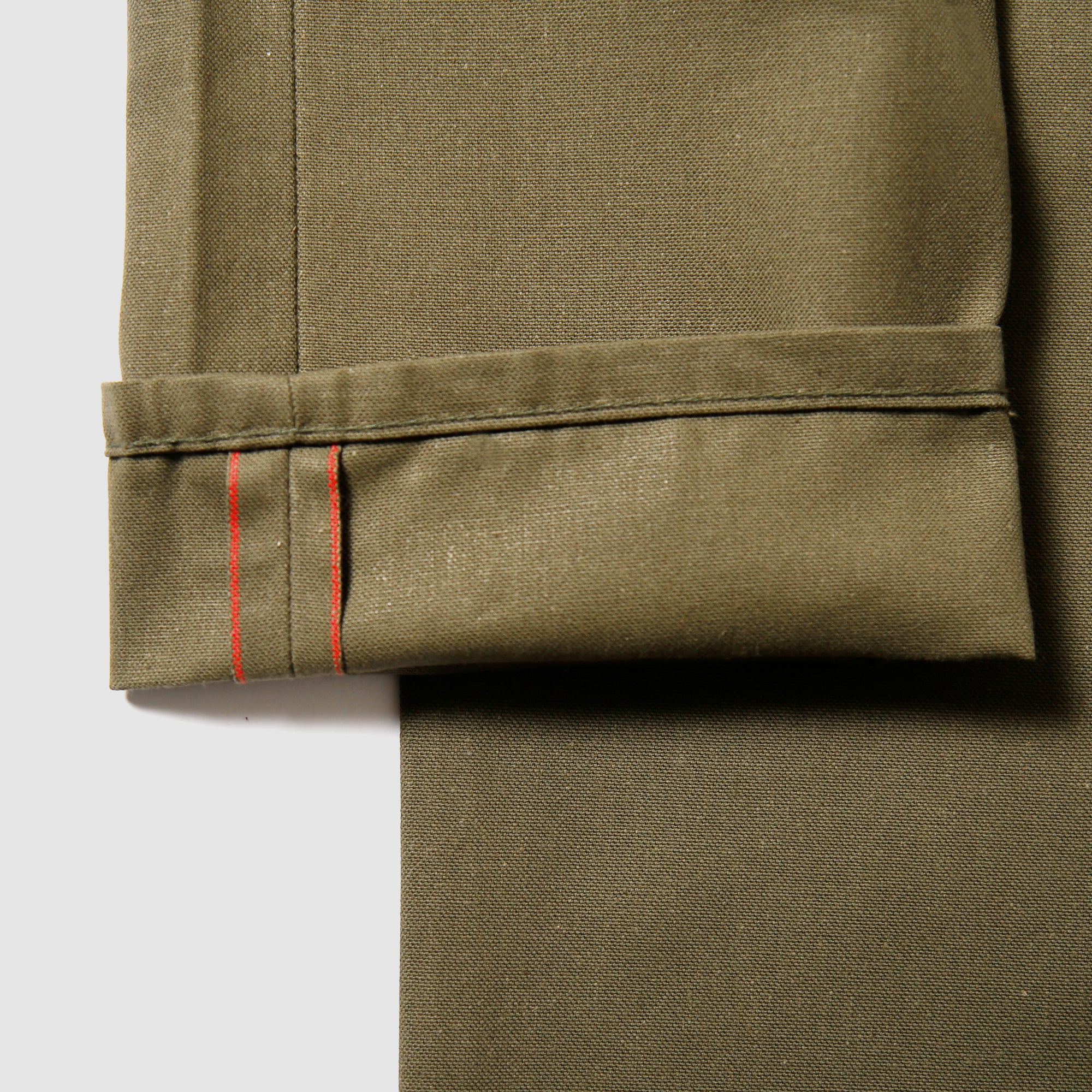 Weird Guy - Duck Selvedge - Army Green