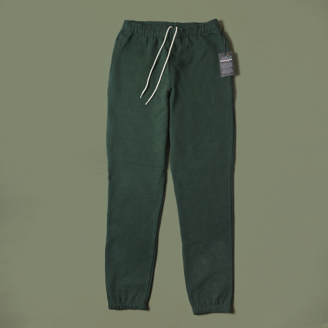 Sweatpants - Forest Green Rainbow Speckle