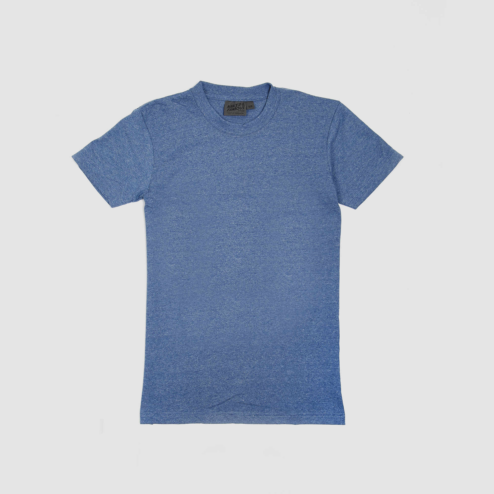 T-Shirt - Heather Blue Circular Knit