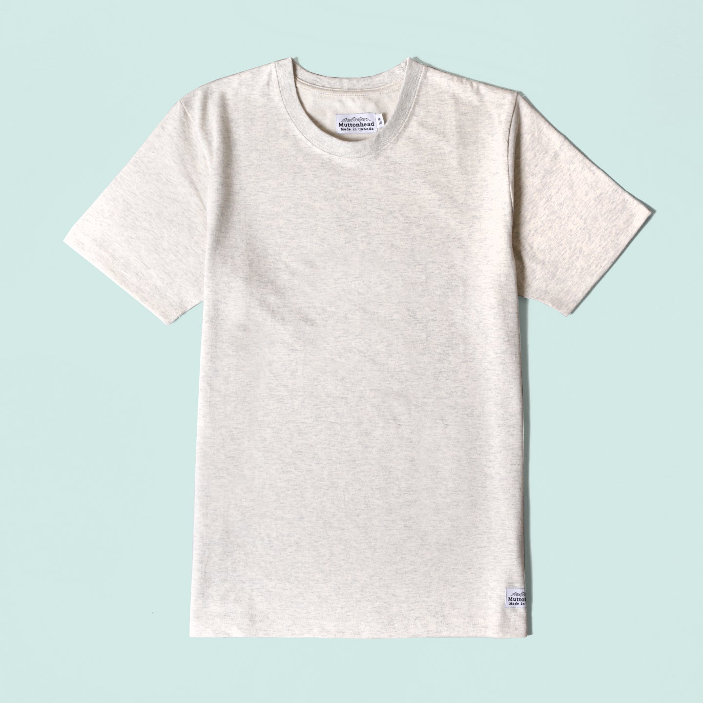 Heavy Weight Tee - Heather Oatmeal