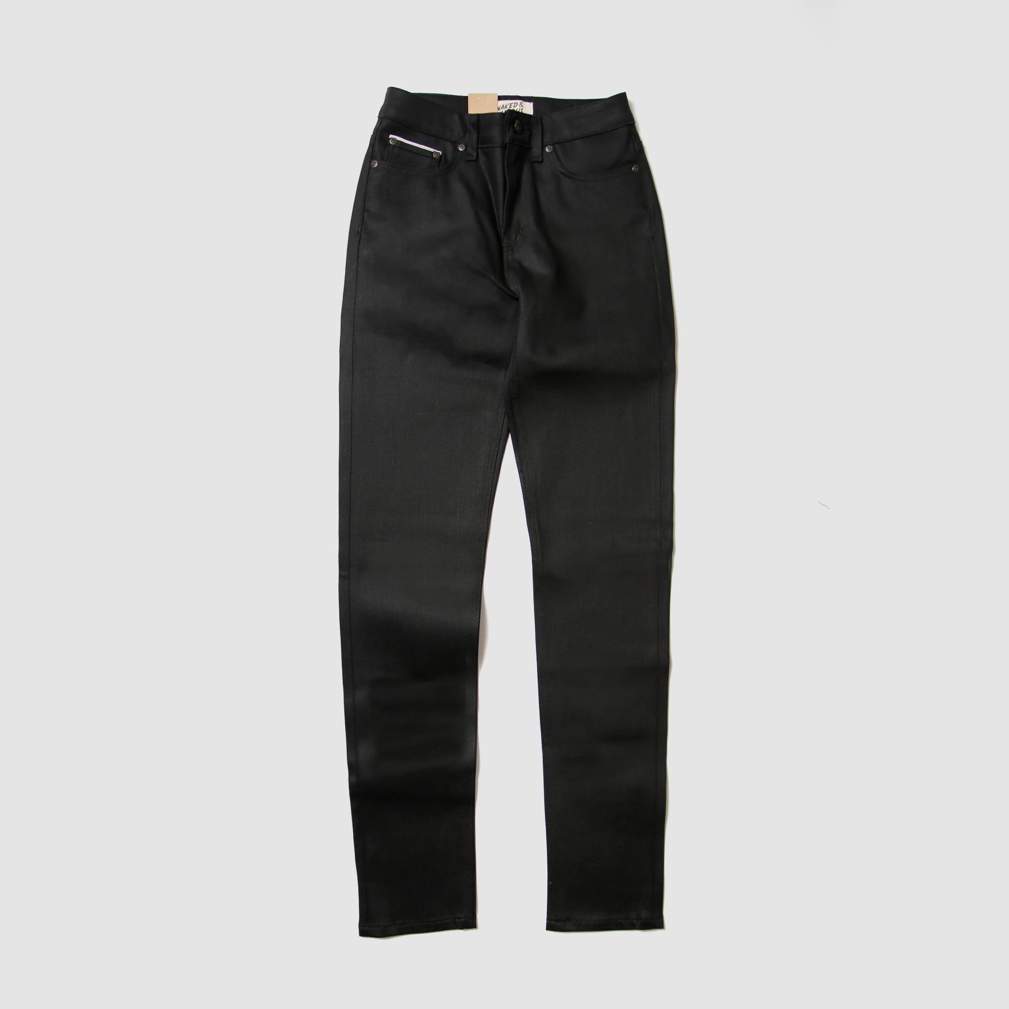 Women's High Skinny - Black Cobra Stretch Selvedge