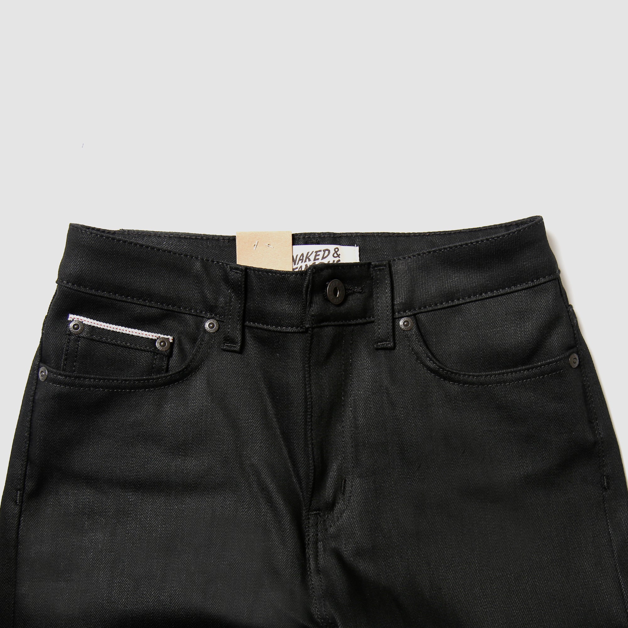 Women's High Skinny - Black Cobra Stretch Selvedge