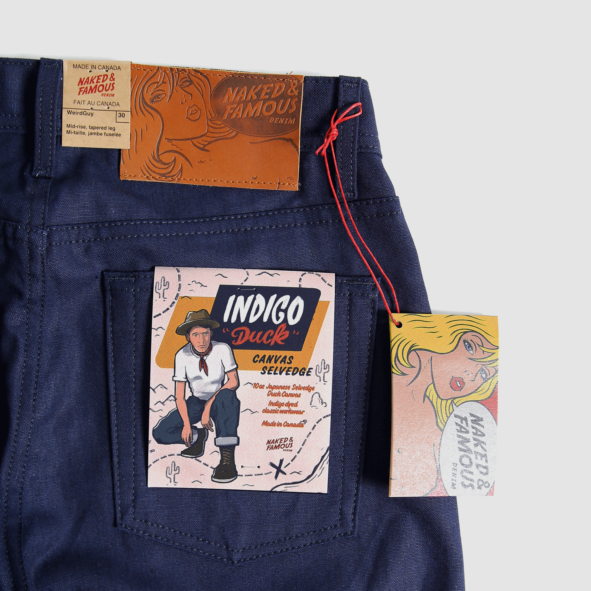 Weird Guy - Indigo Duck Canvas Selvedge