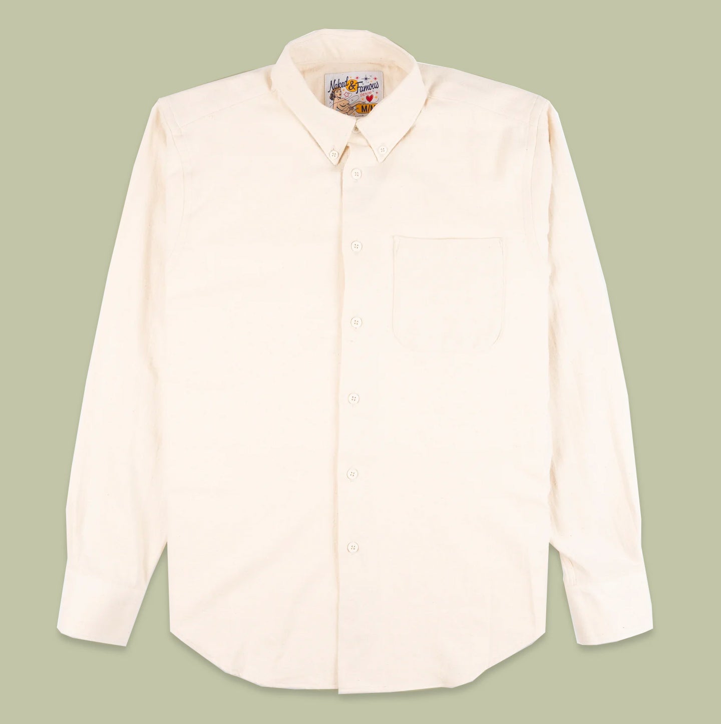 Easy Shirt - Cotton Silk Blend Twill - Ivory