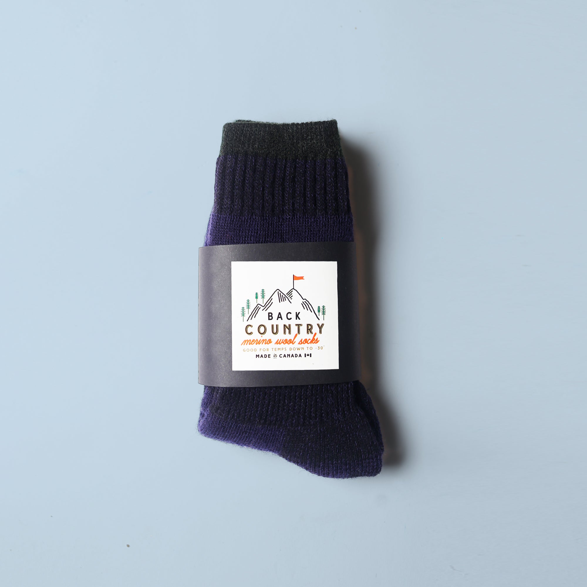 Kids Back Country Socks - Navy