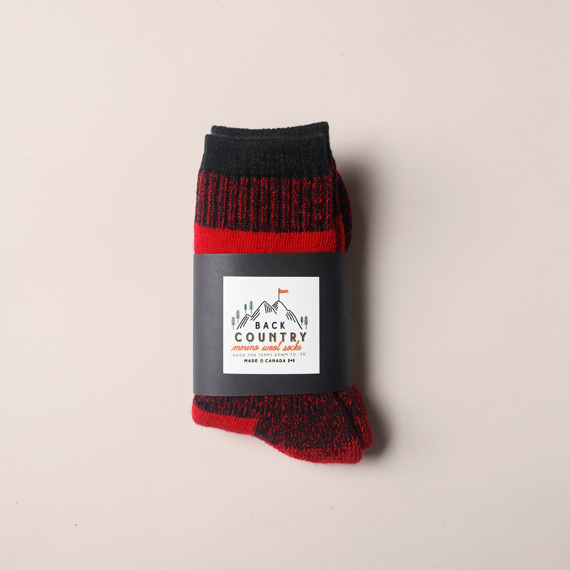 Kids Back Country Socks - Red