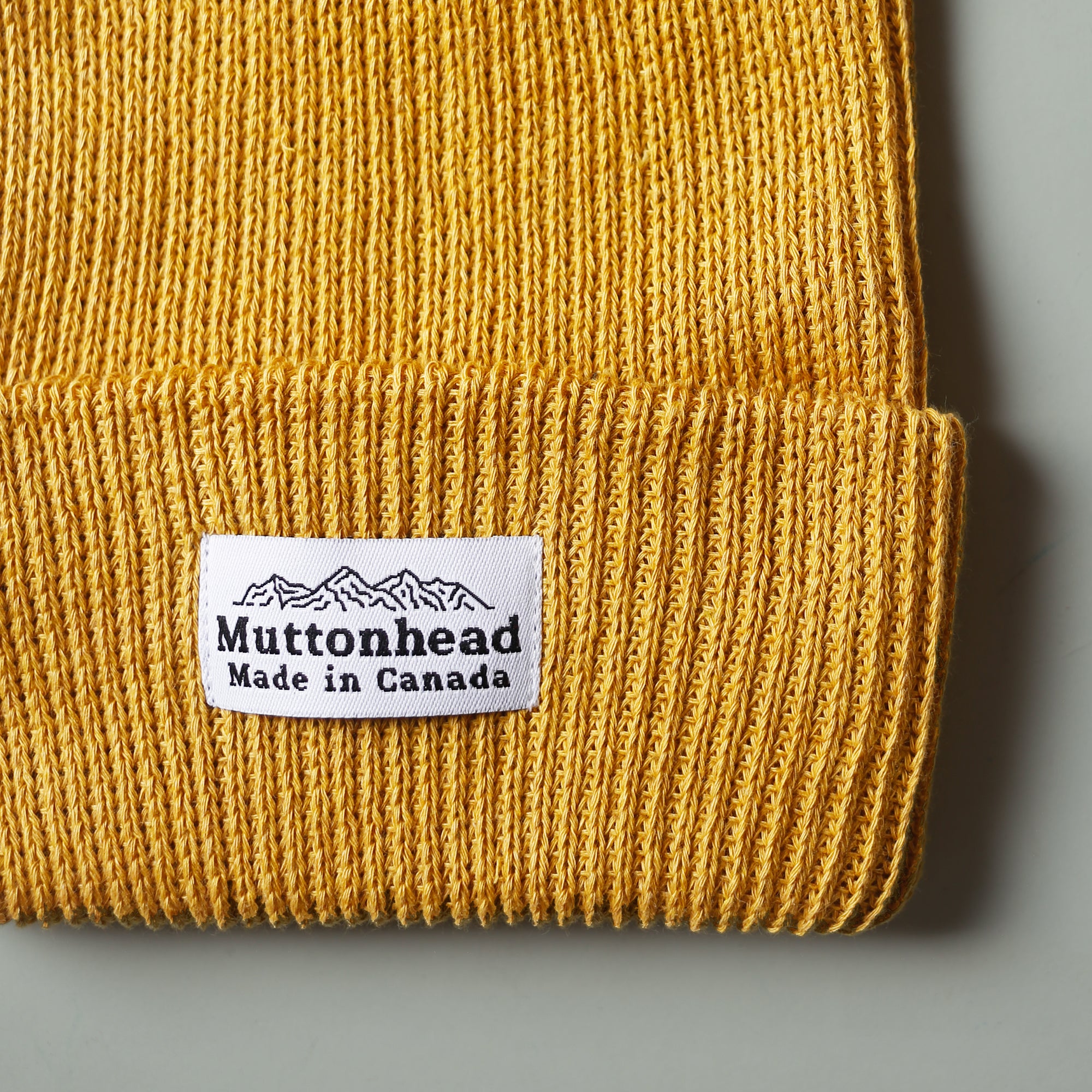 Jr. Cotton Knit Toque - Mustard