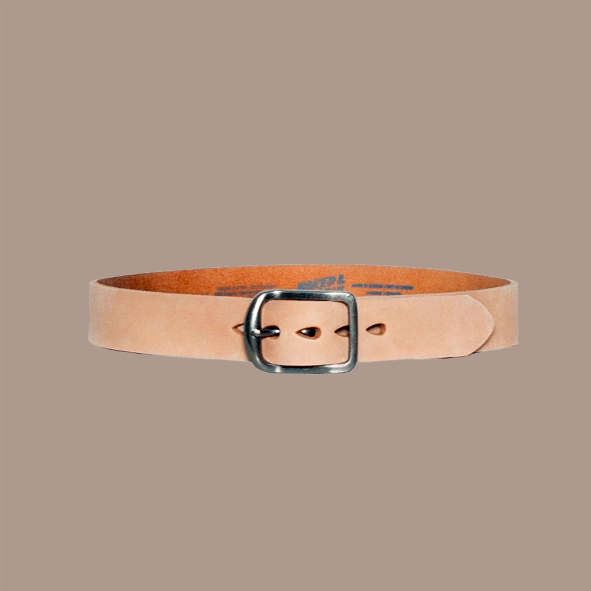 Thick Belt - Natural Tan