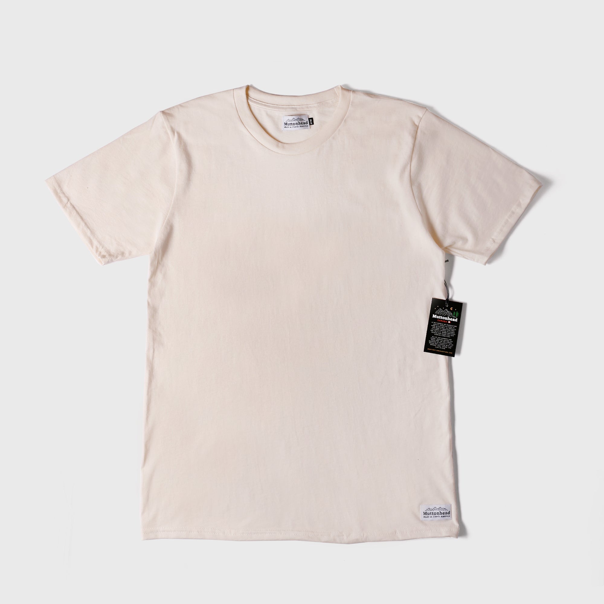 Natural Ring Spun Cotton Tee