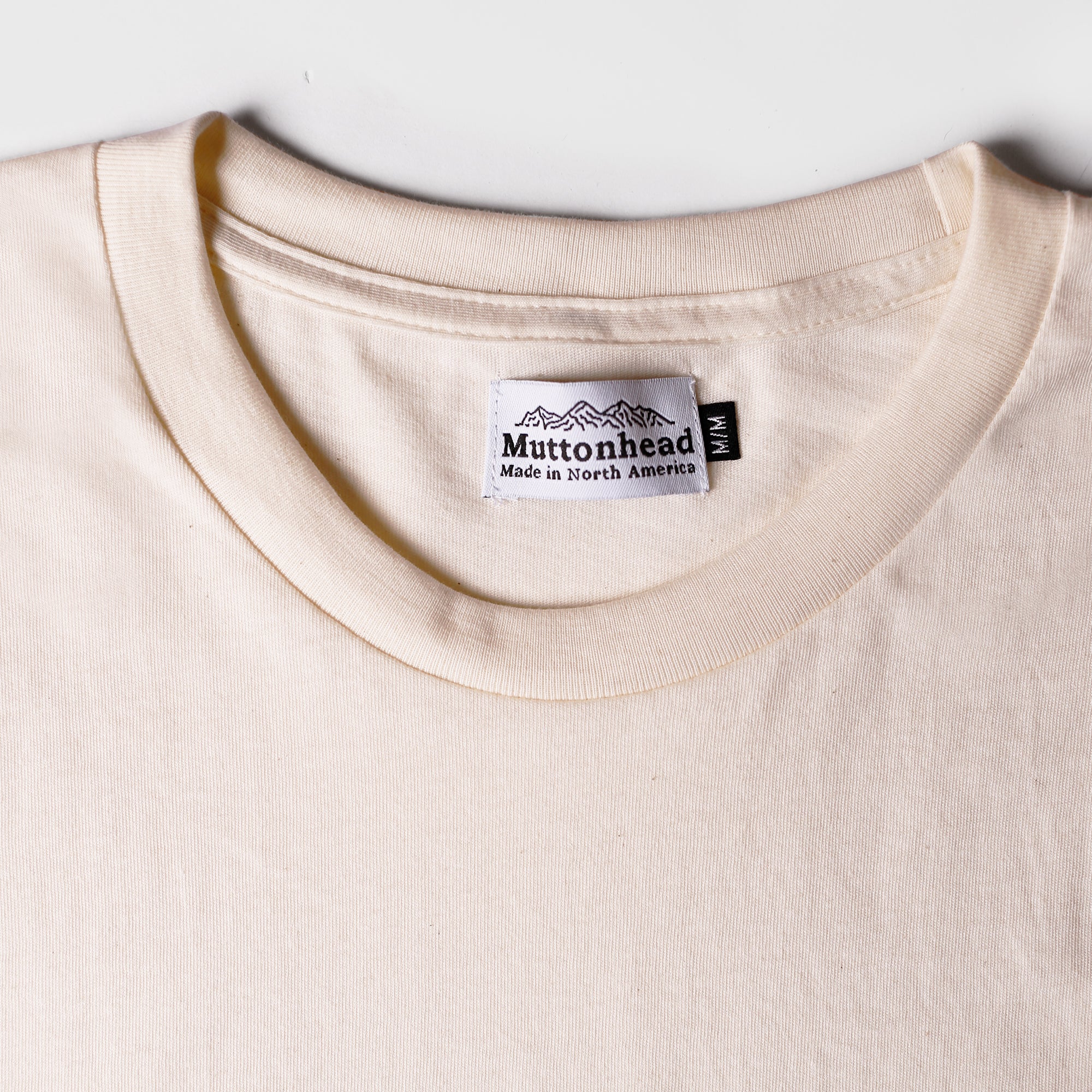 Natural Ring Spun Cotton Tee