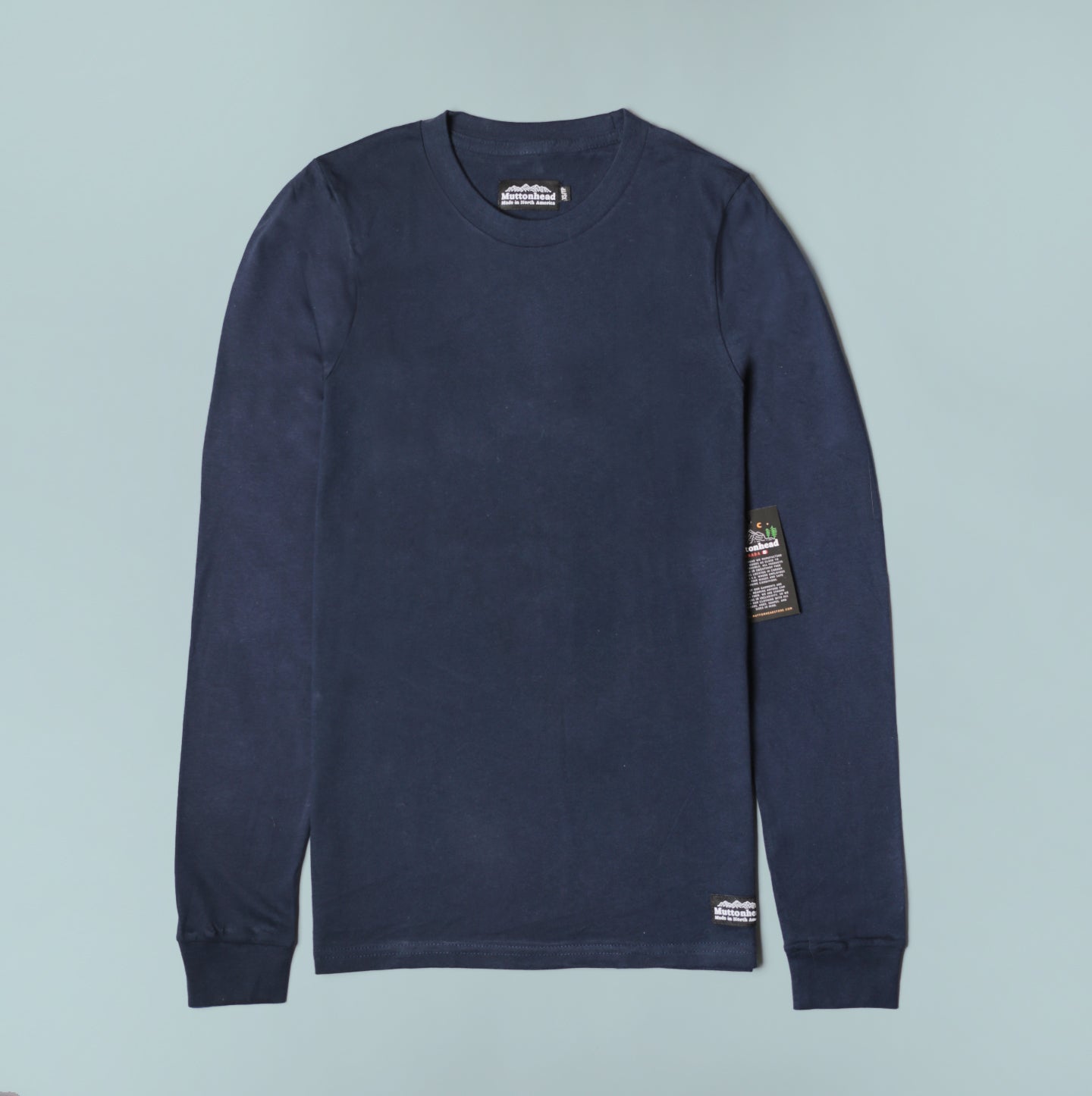 Longsleeve Tee - Navy Organic Cotton
