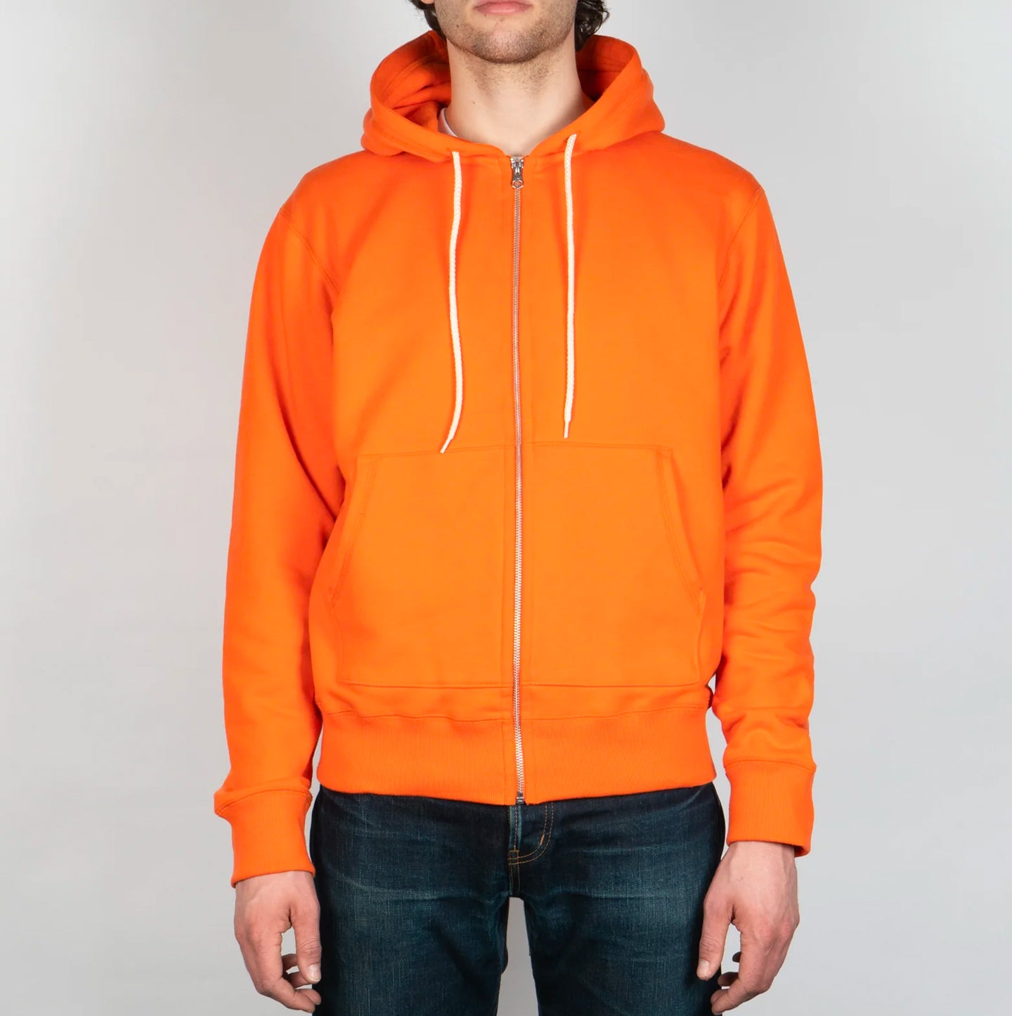 Zip Hoodie - Heavyweight Terry - Orange