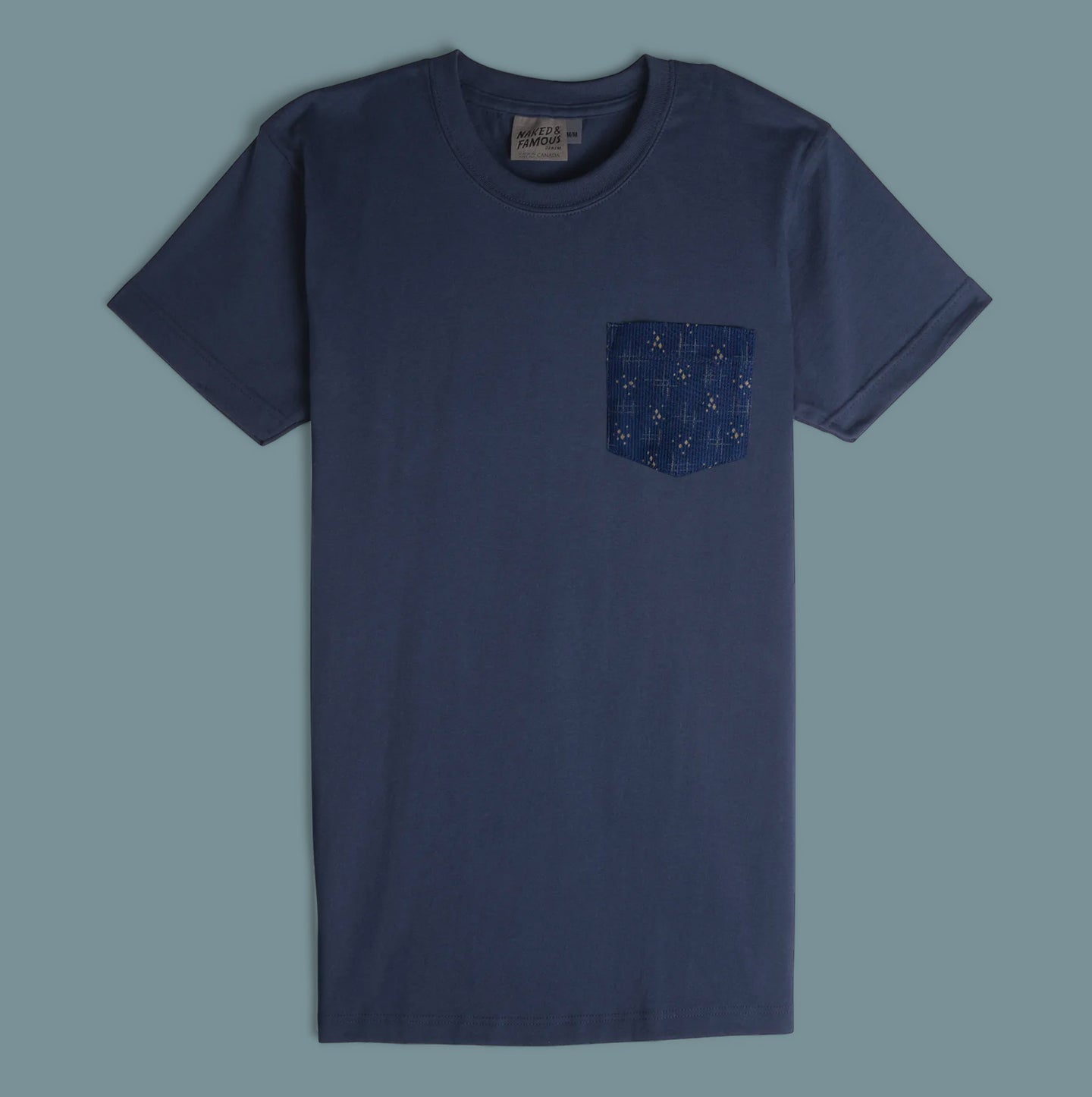 Pocket Tee - Mid-Century Pique - Navy