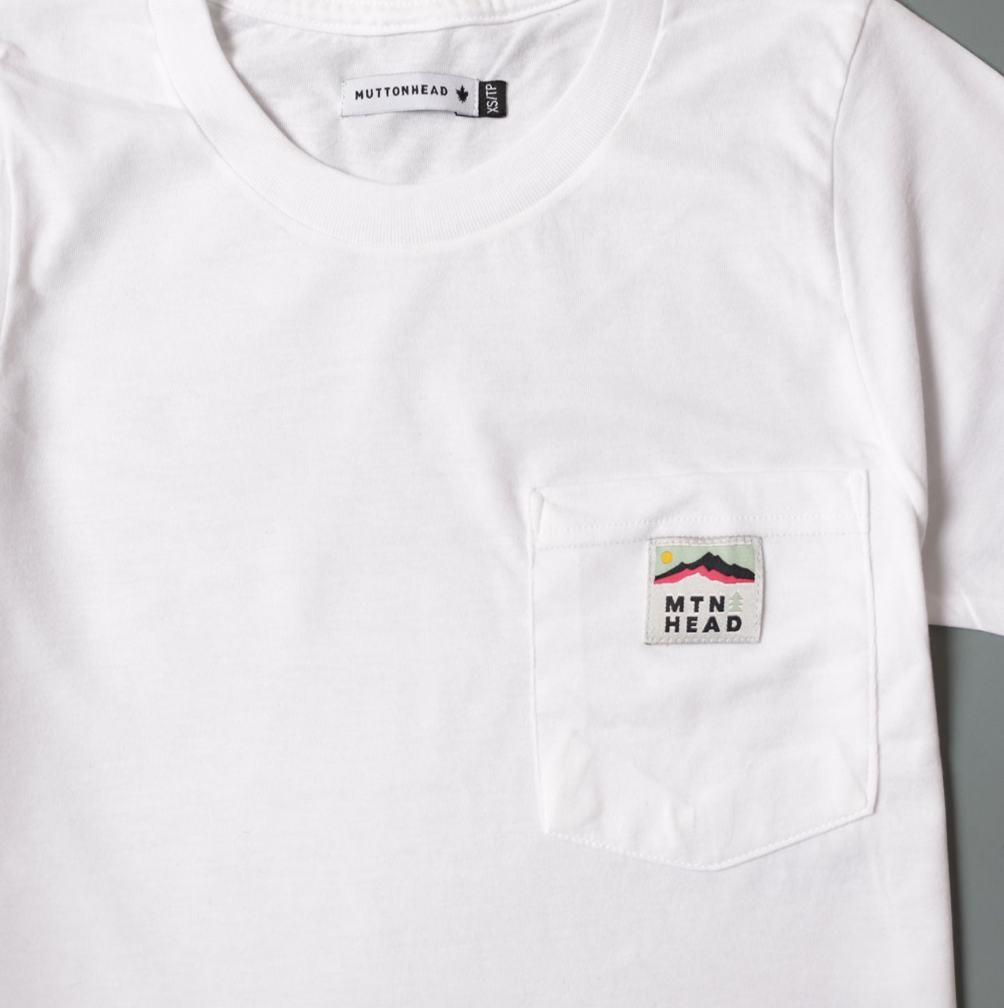 MTN Logo Pocket Tee - White