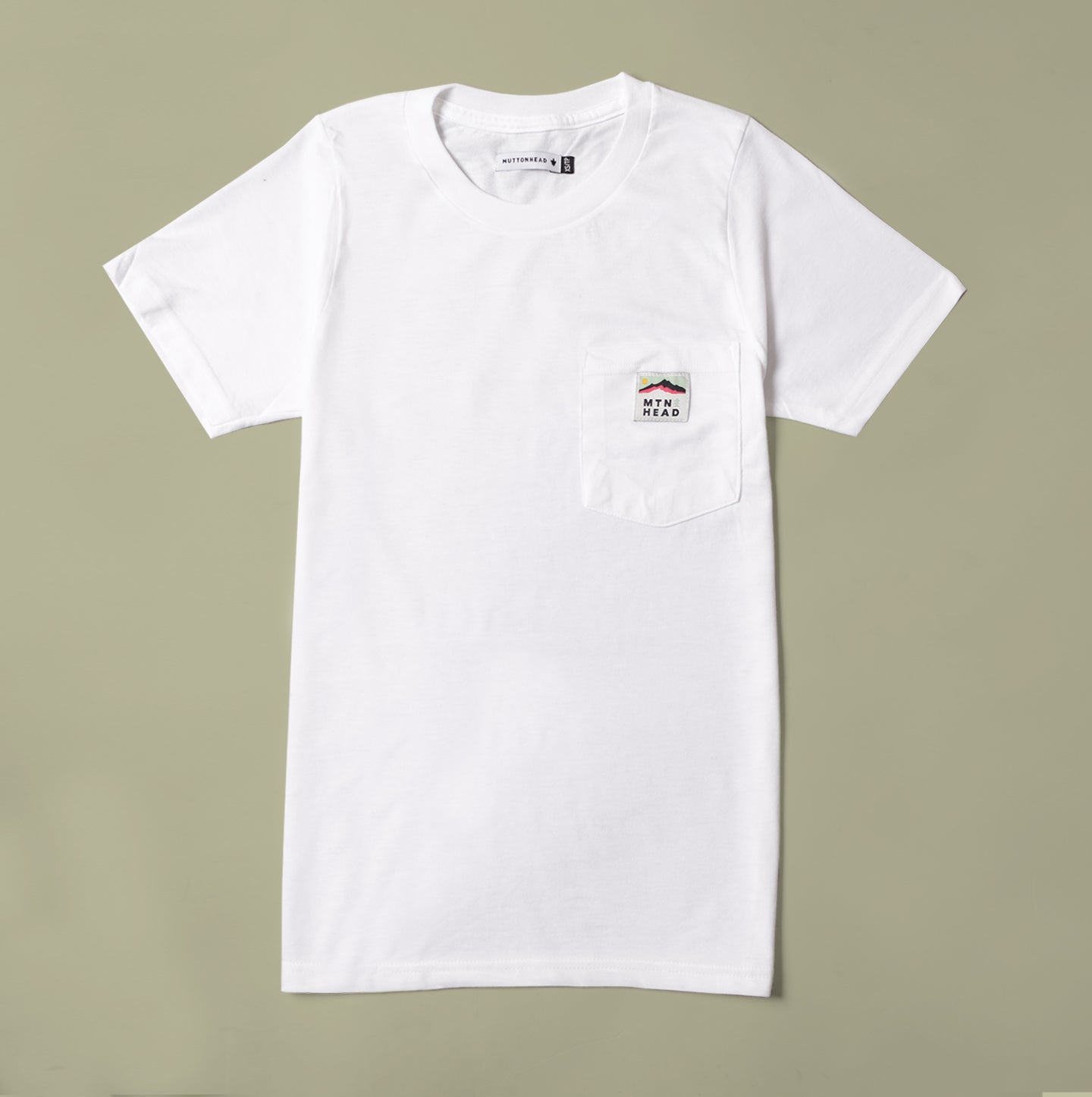 MTN Logo Pocket Tee - White