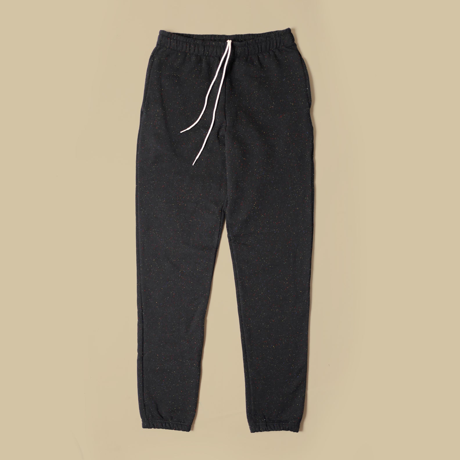 Sweatpants - Black Rainbow Speckle