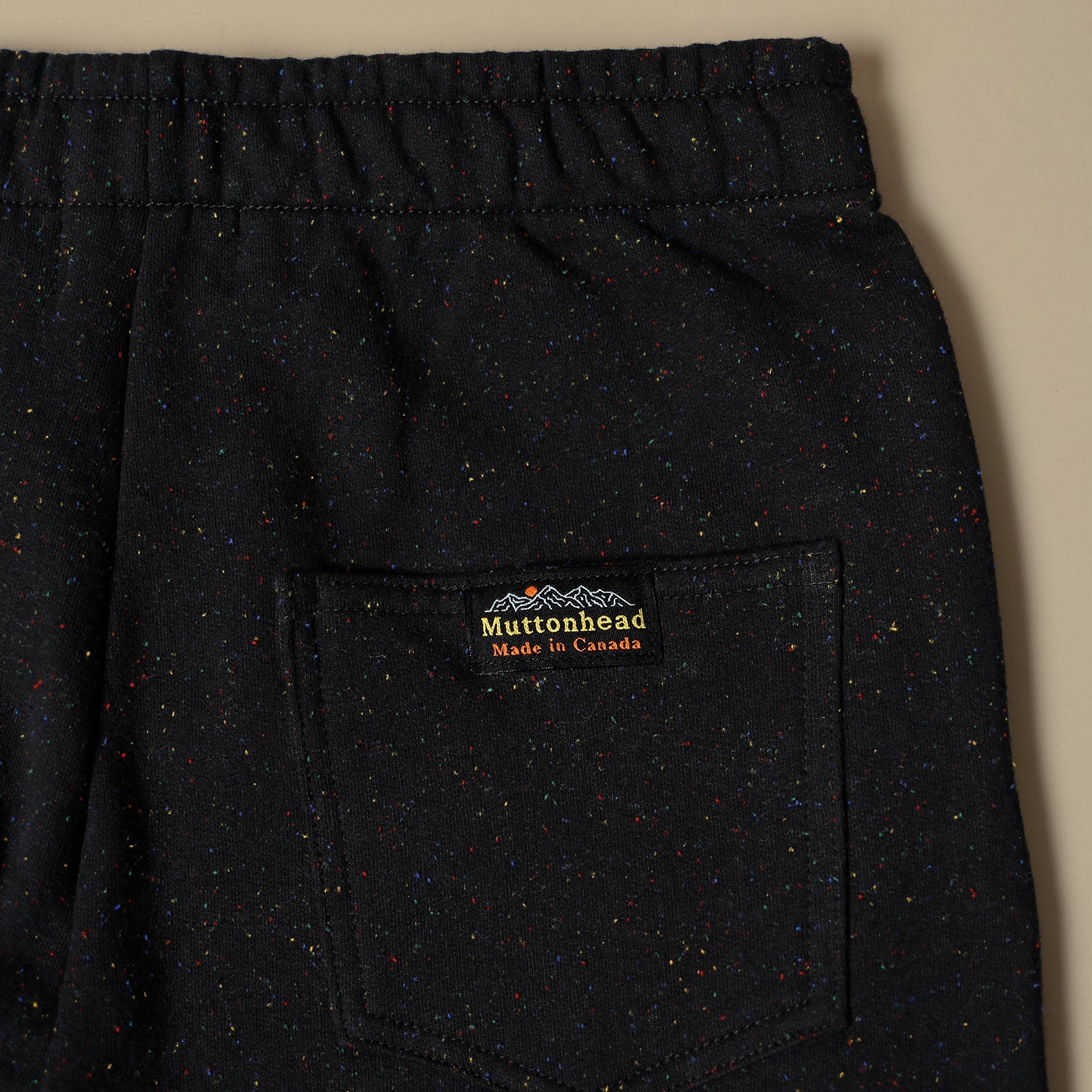 Sweatpants - Black Rainbow Speckle