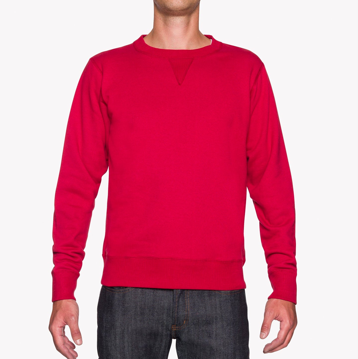 Crewneck - Heavyweight Terry - Red