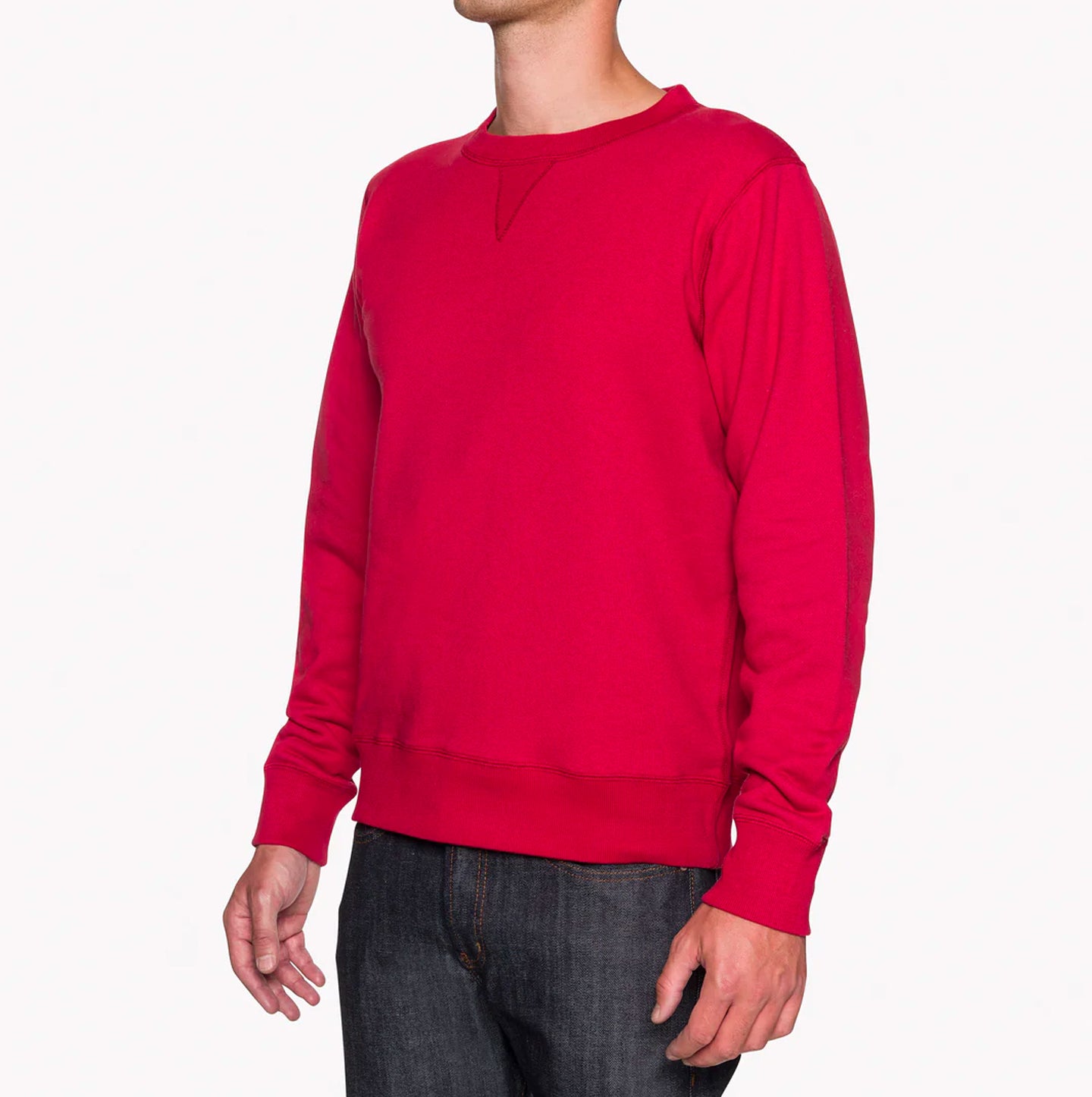 Crewneck - Heavyweight Terry - Red