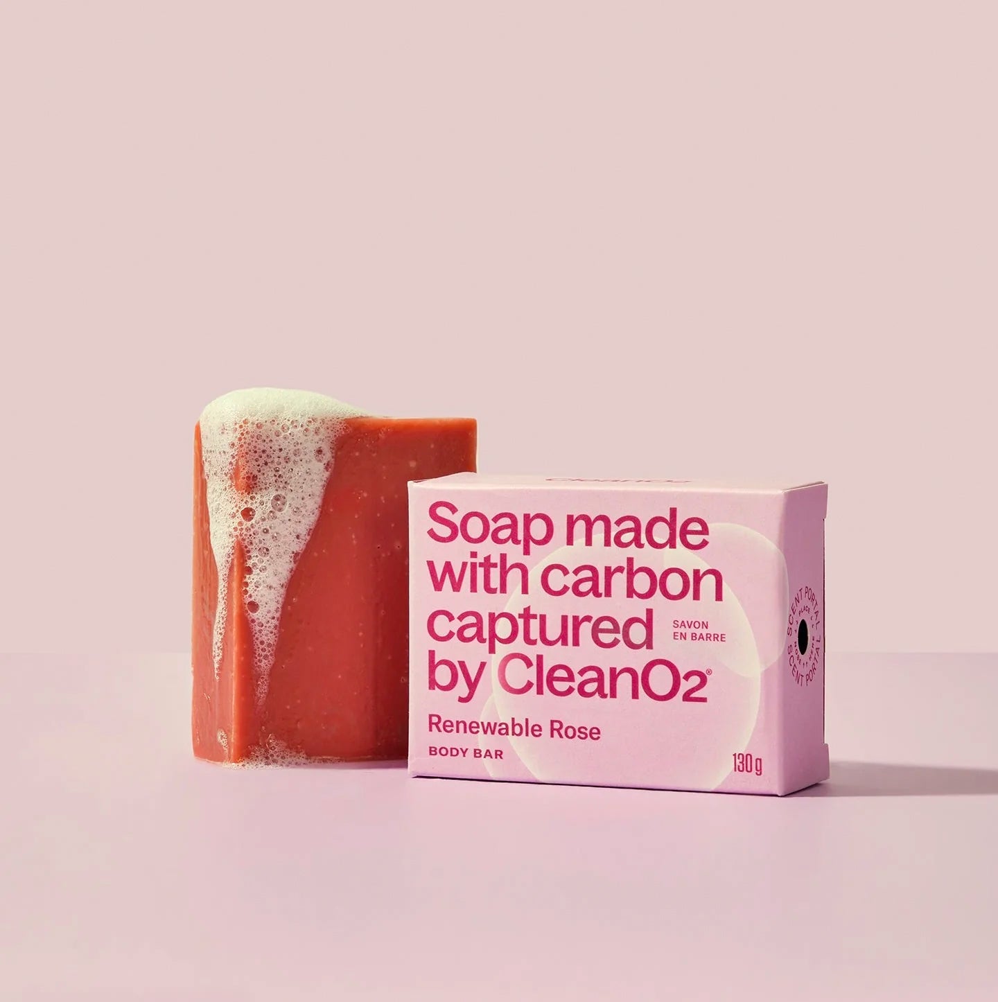 CleanO2 Bar Soap - Renewable Rose
