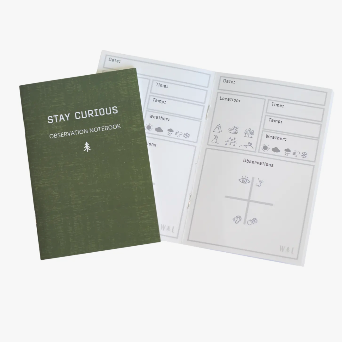 Wild Life Adventures - Stay Curious Observation Notebook
