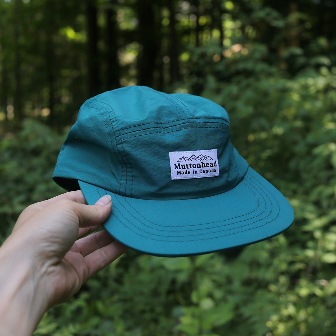 5 Panel - Nylon - Mountain Patch - Teal Tide