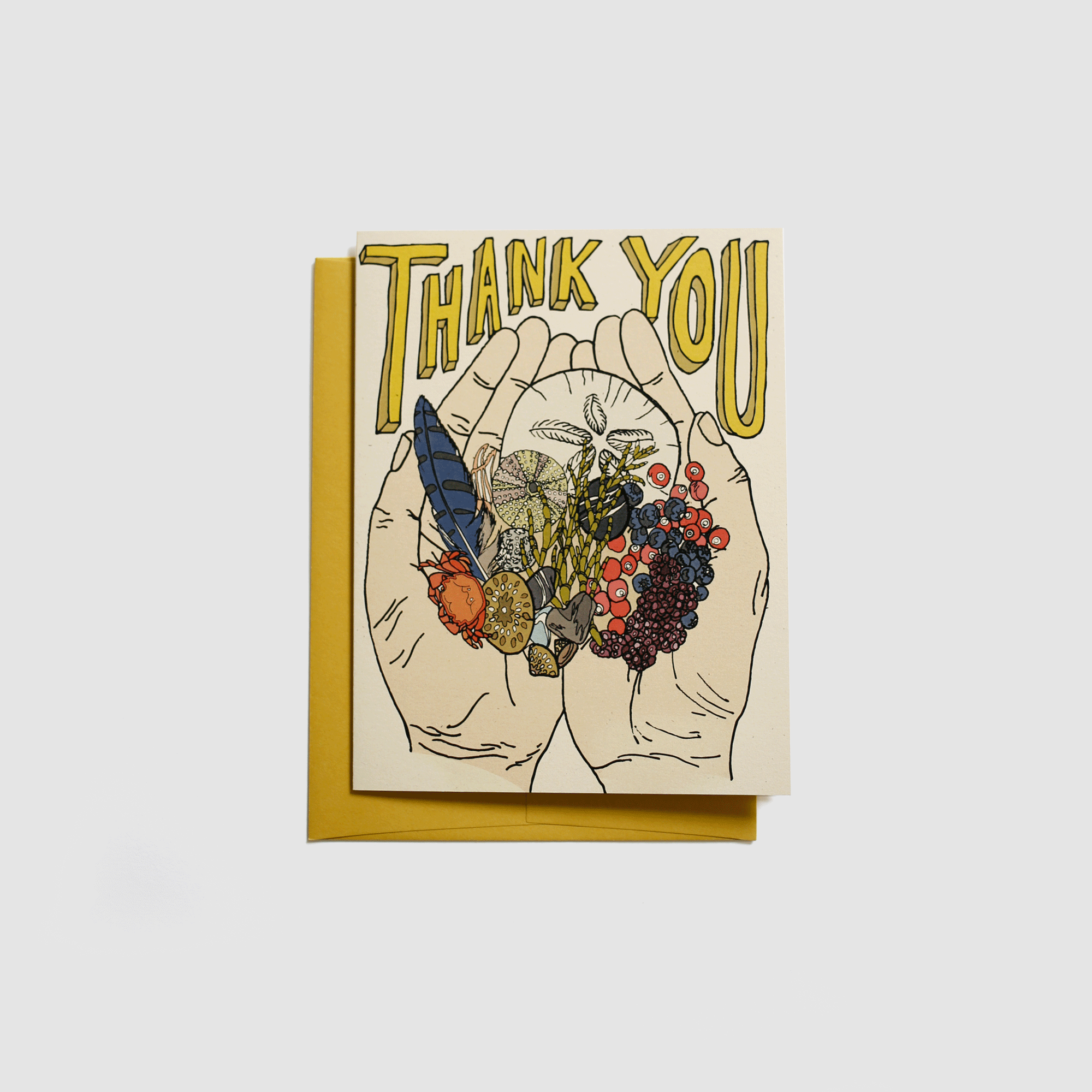Thank You Card - Wild Life Illustration and Card Co.