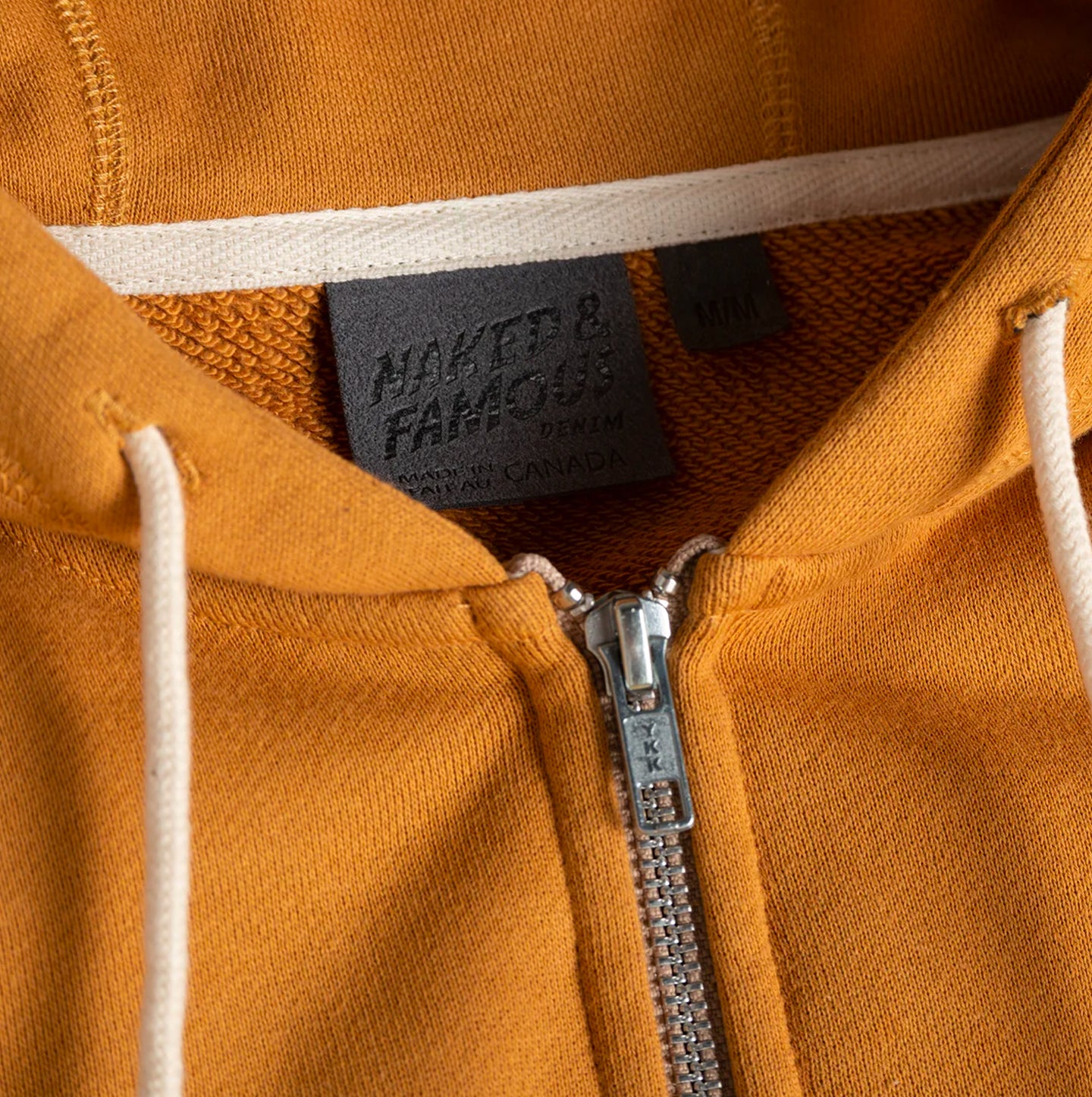 Zip Hoodie - Heavyweight Terry - Amber