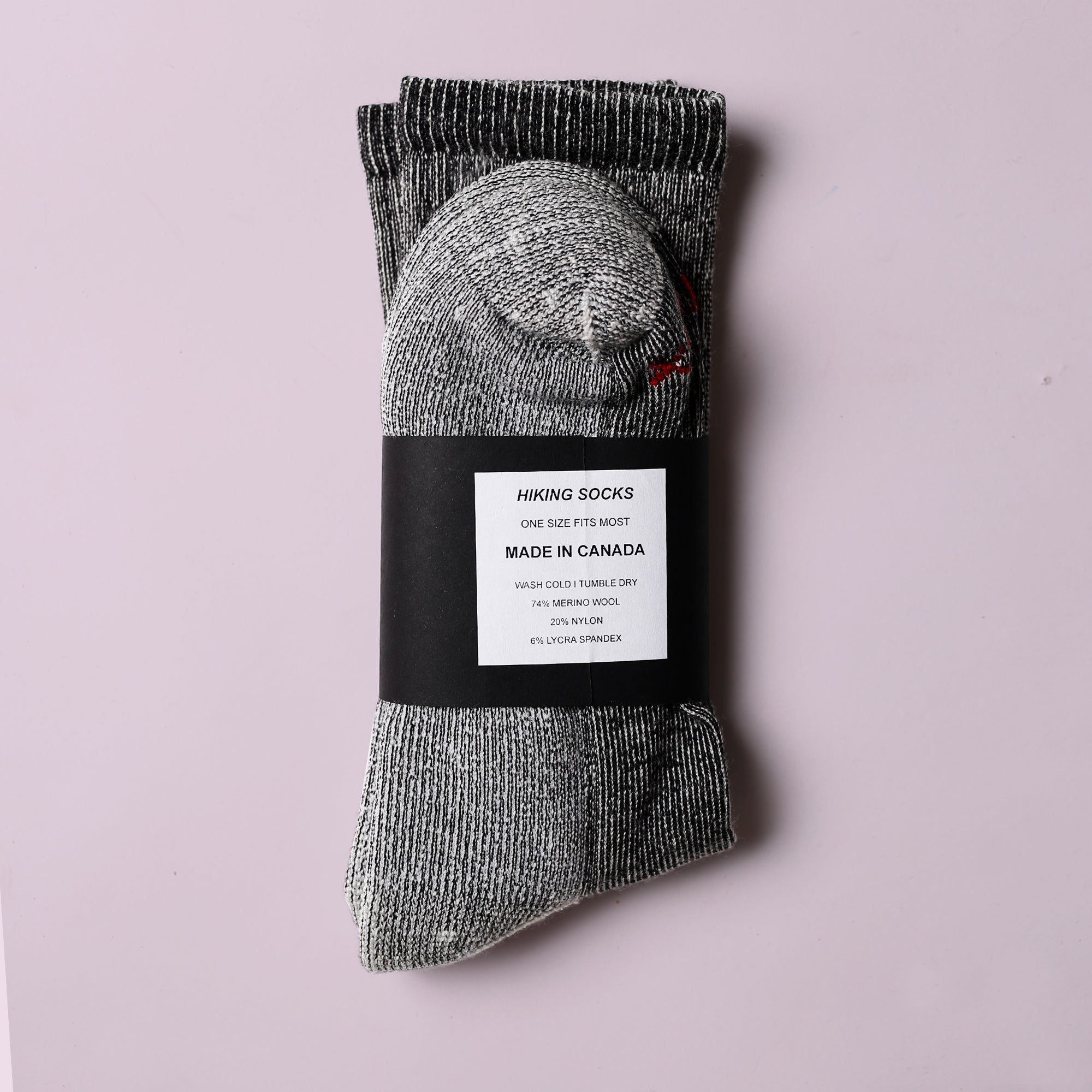 Merino Mountain Hiking Socks - Charcoal