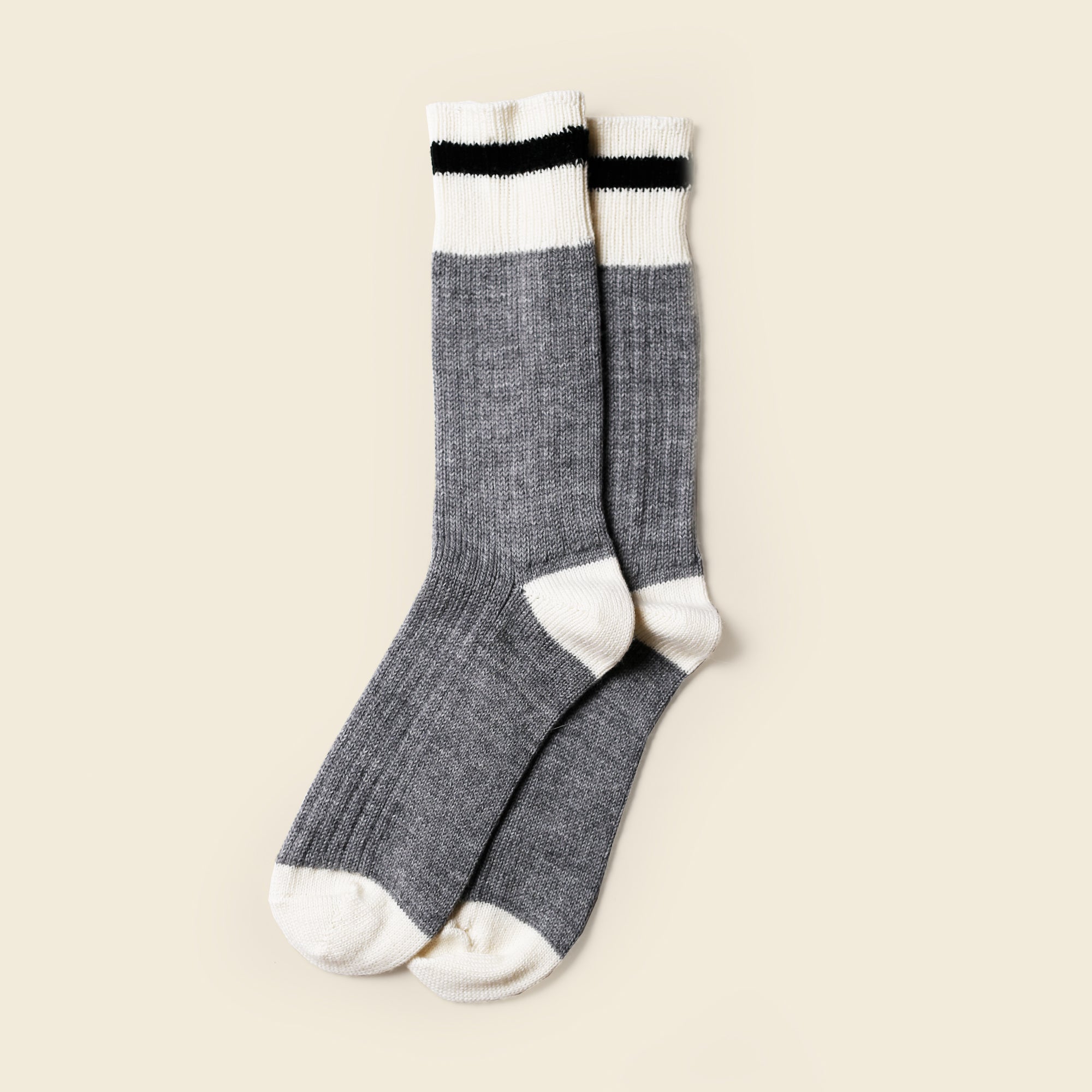 Mountain Socks - Black Stripe