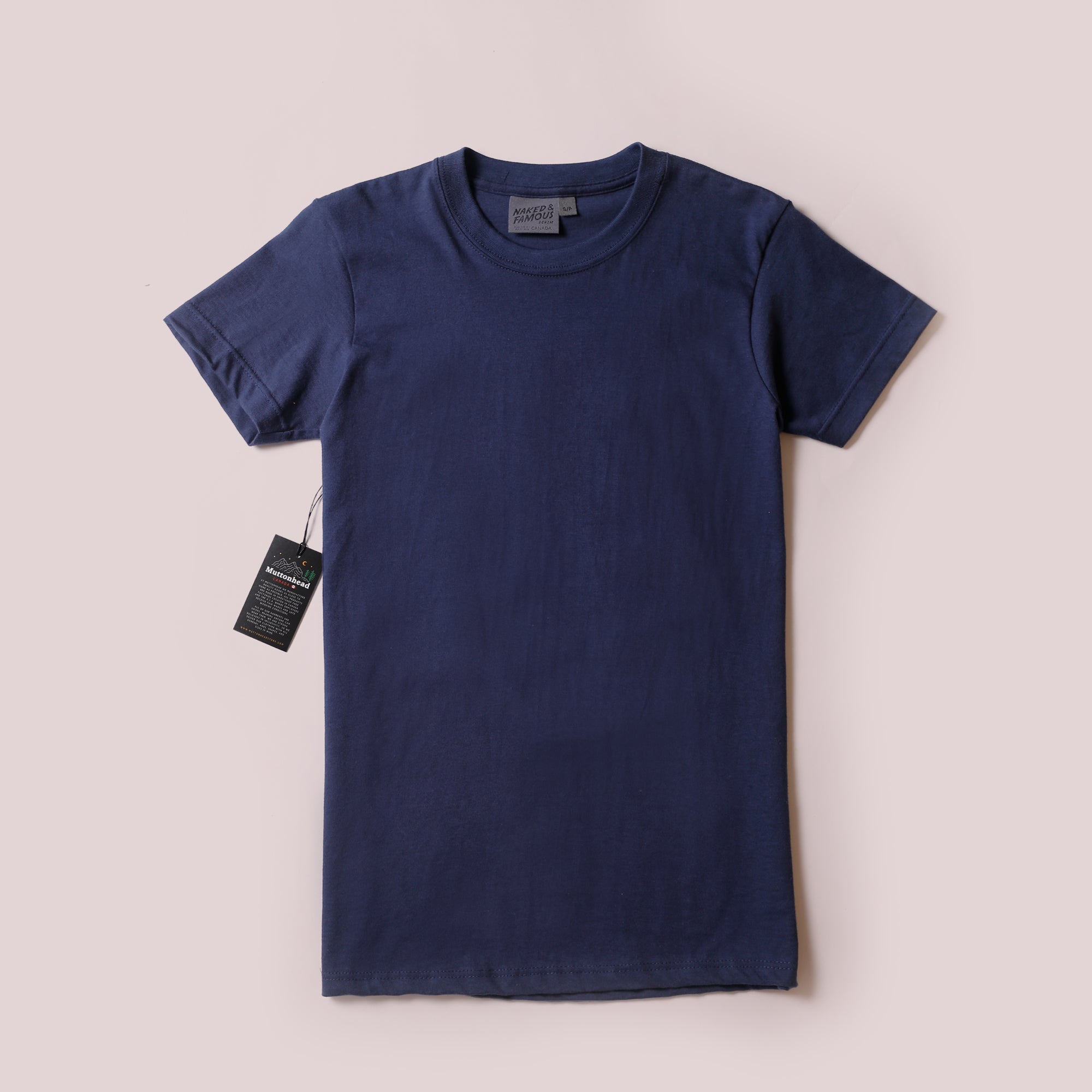 T-Shirt - Navy Circular Knit