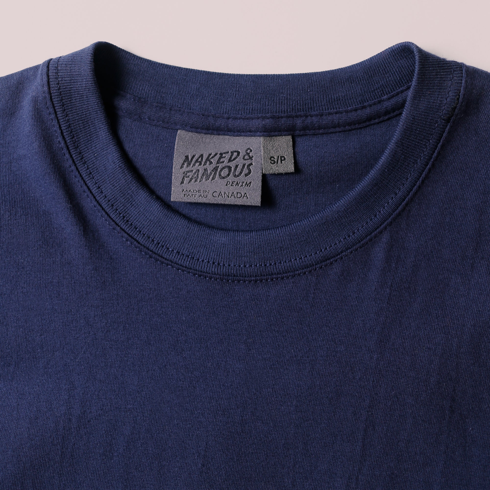 T-Shirt - Navy Circular Knit – MUTTONHEAD