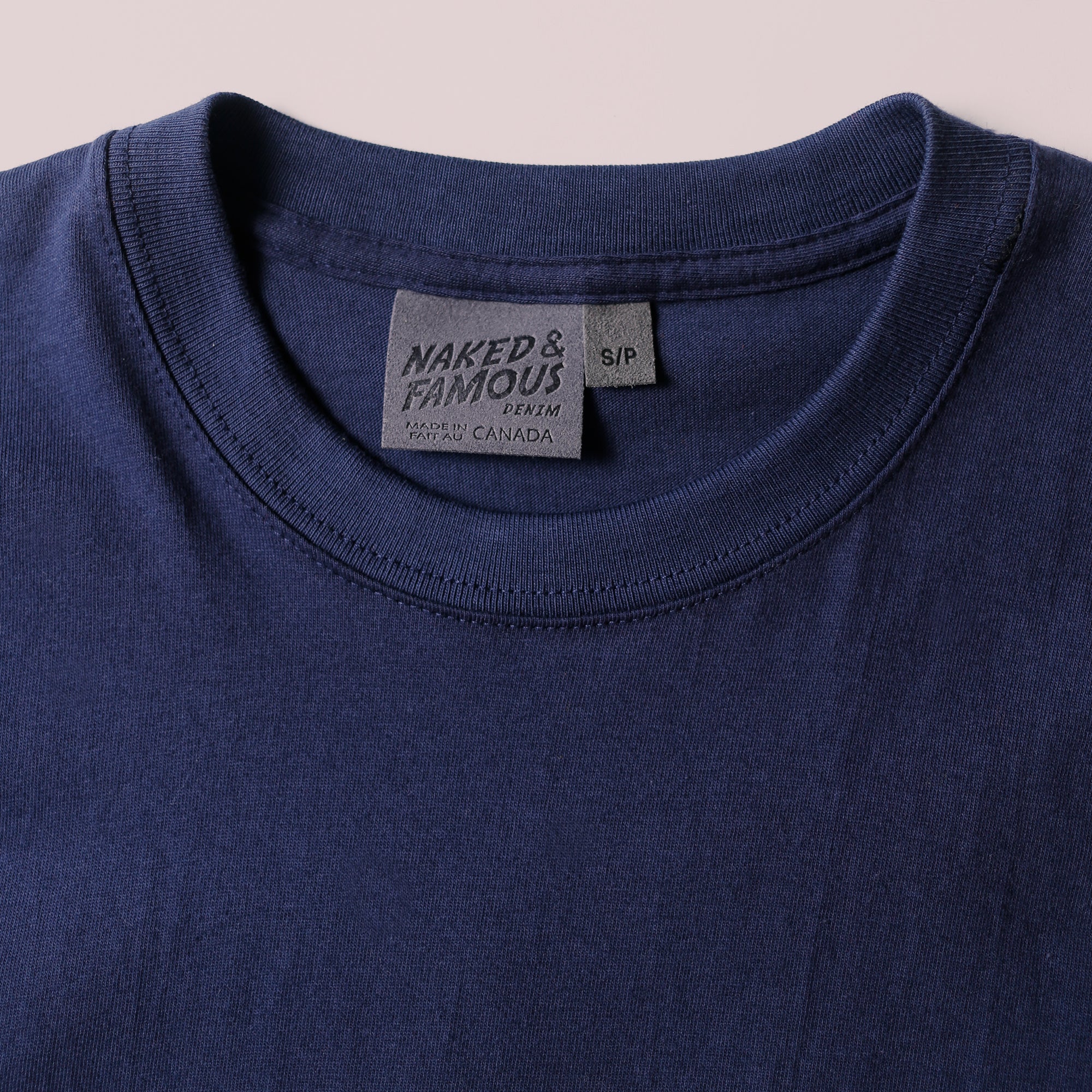 T-Shirt - Navy Circular Knit