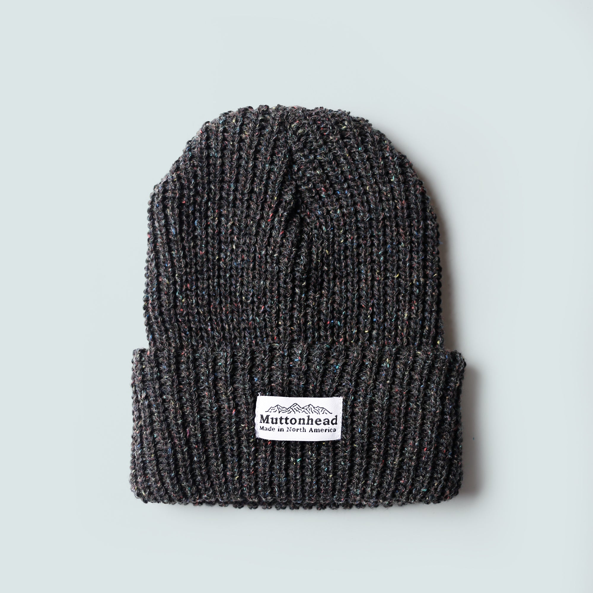 Speckled Chunky Toque - Black