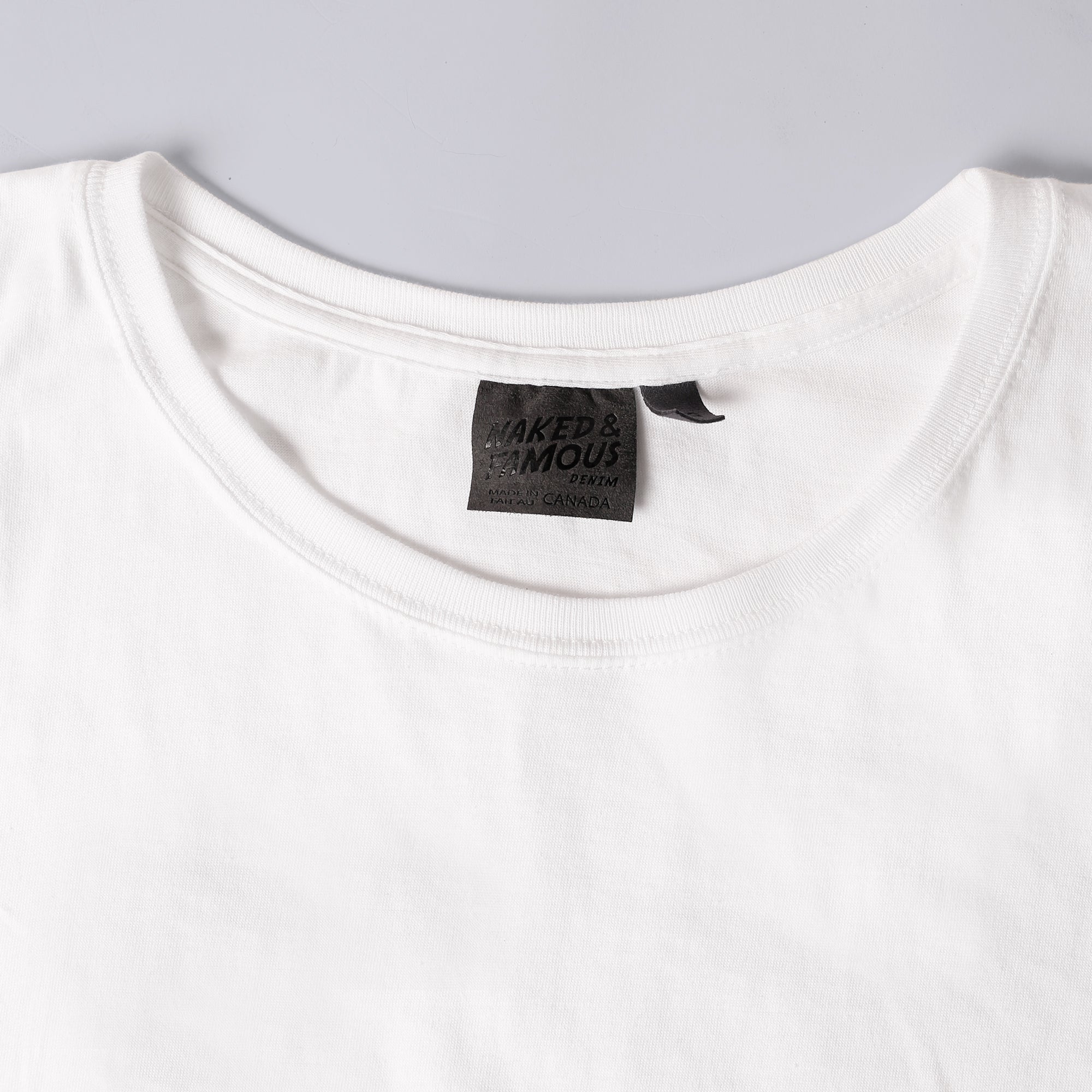 Women's Circular Knit Tshirt - Ringspun Cotton - White