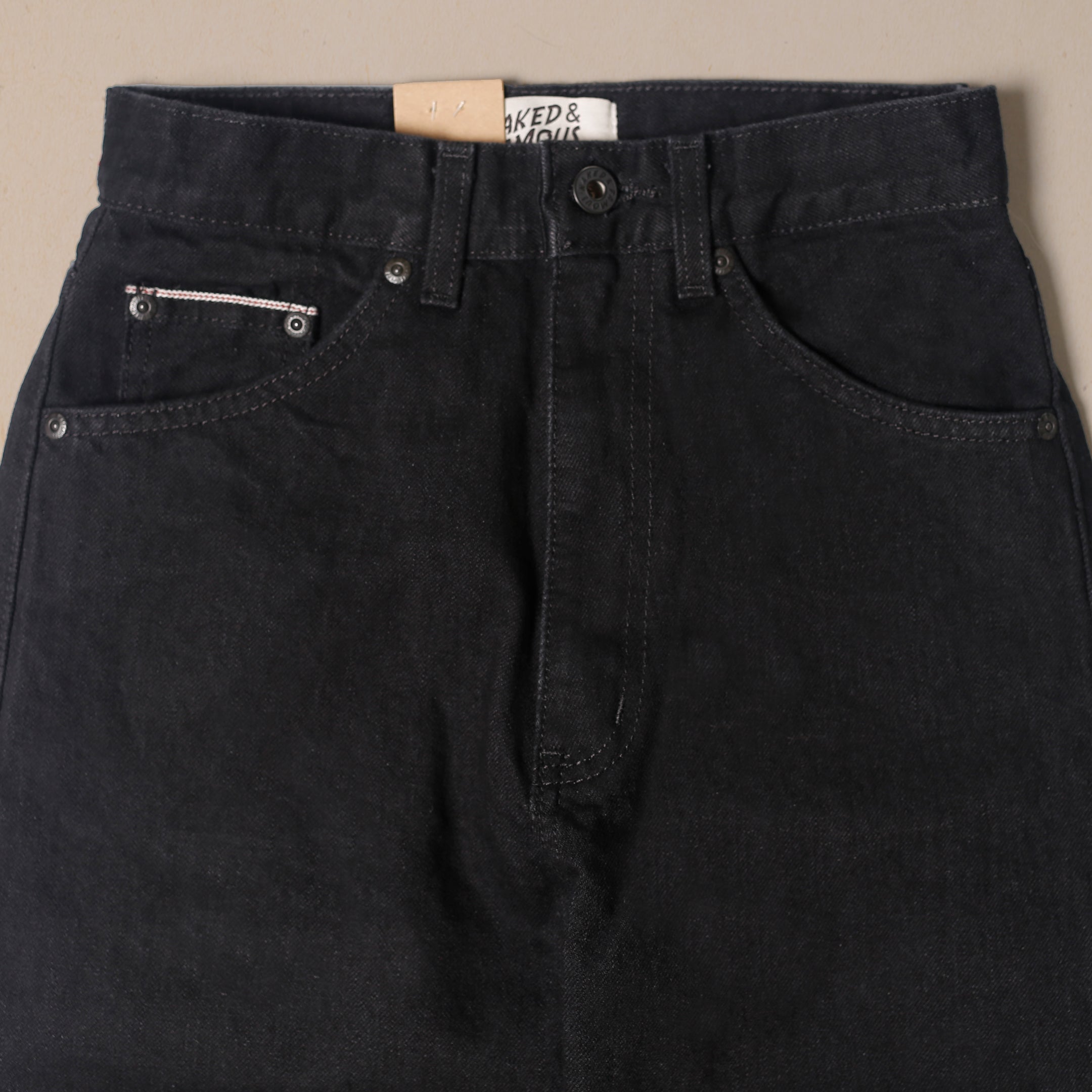Women's The Classic - Solid Black Selvedge