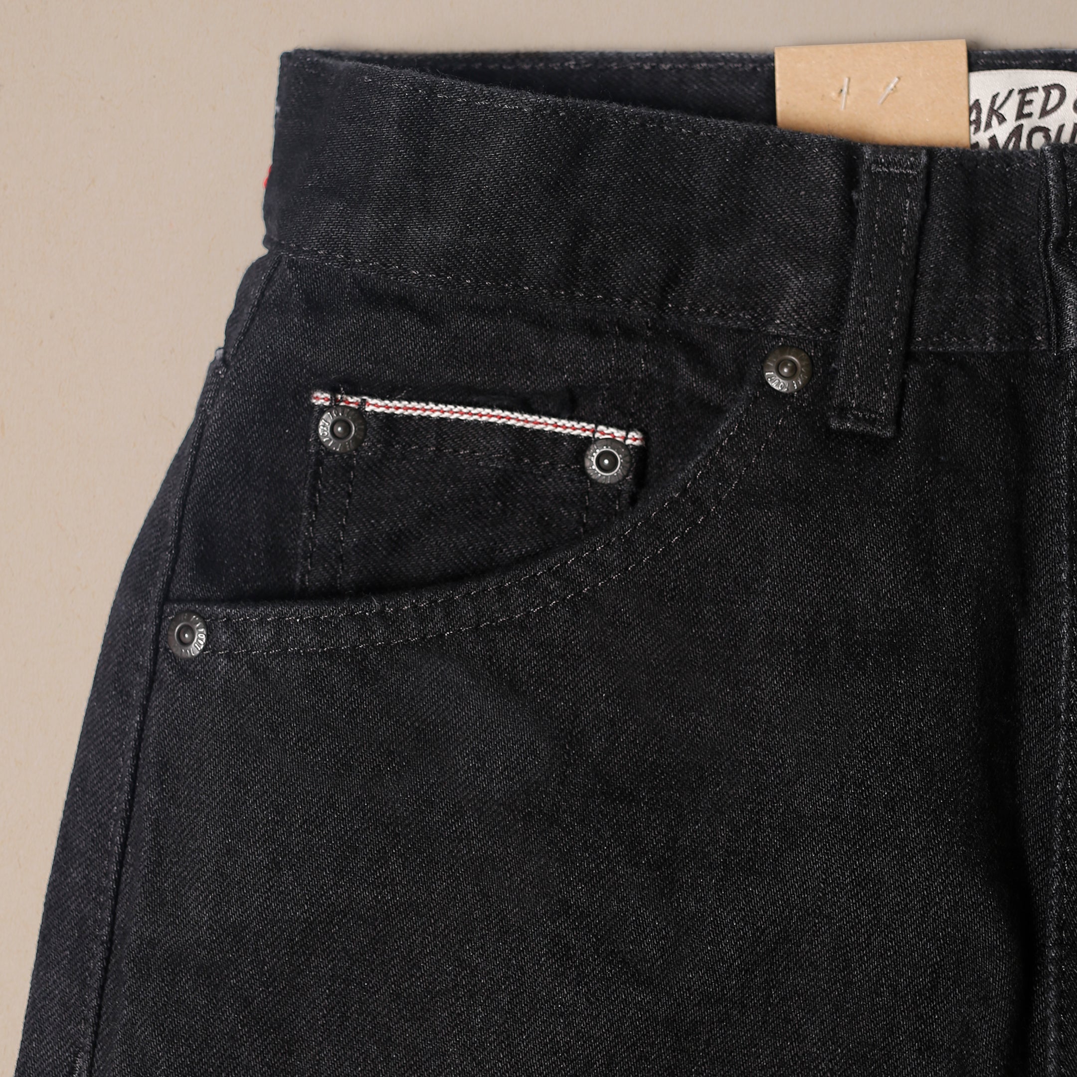 Women's The Classic - Solid Black Selvedge